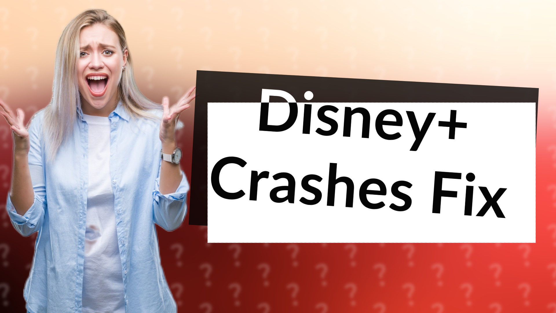 Disney+ Crashes Fix