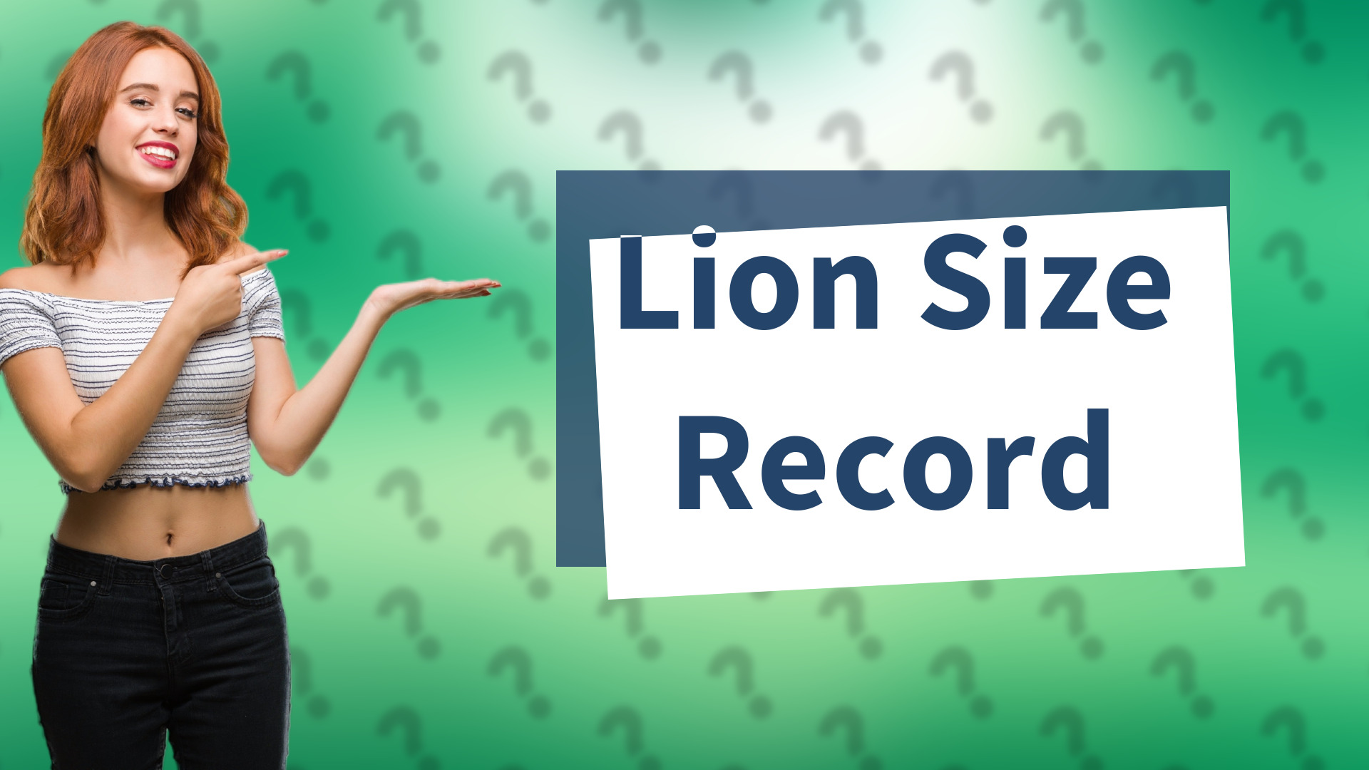 Lion Size Record