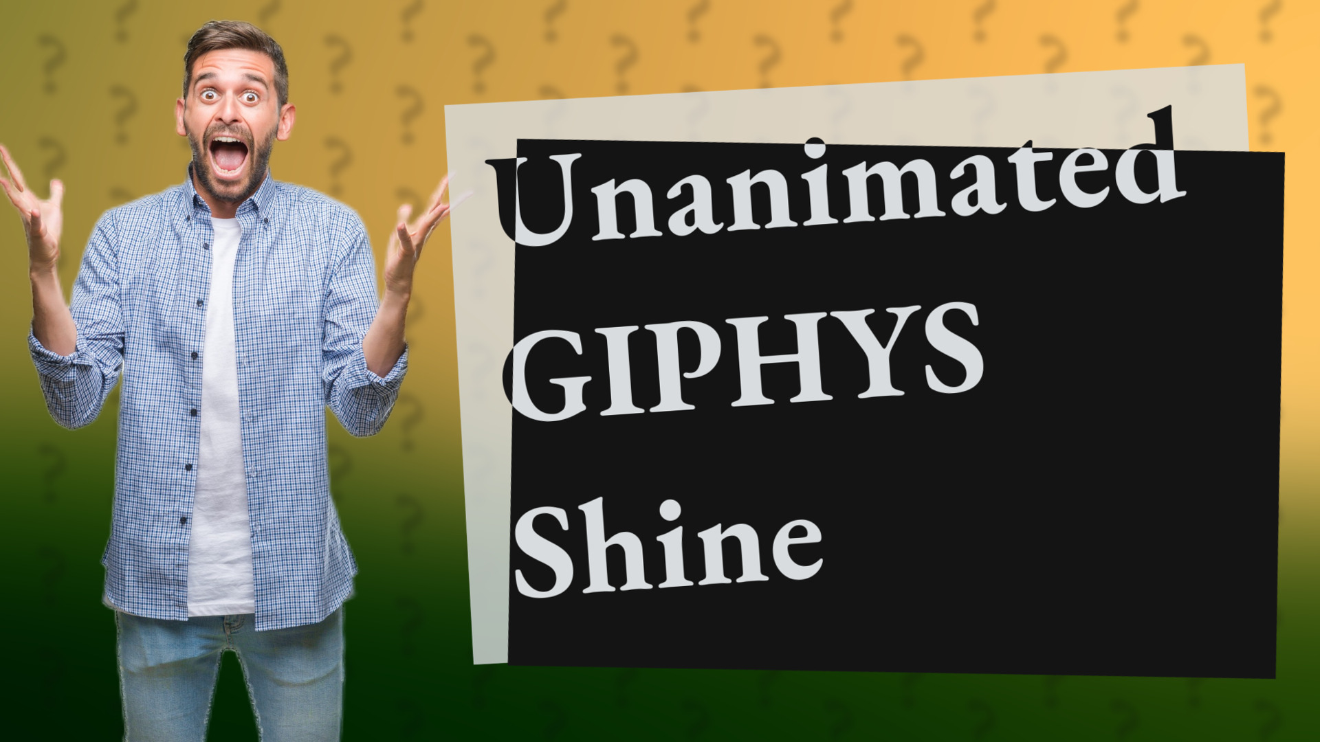 Unanimated GIPHYS Shine