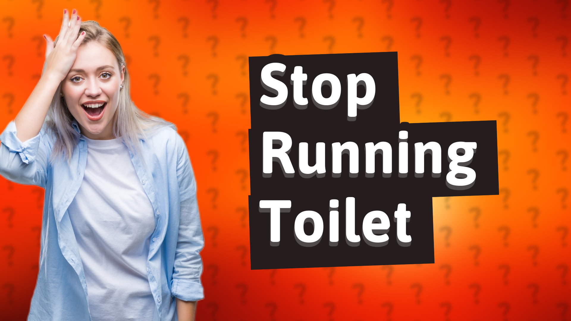 Stop Running Toilet