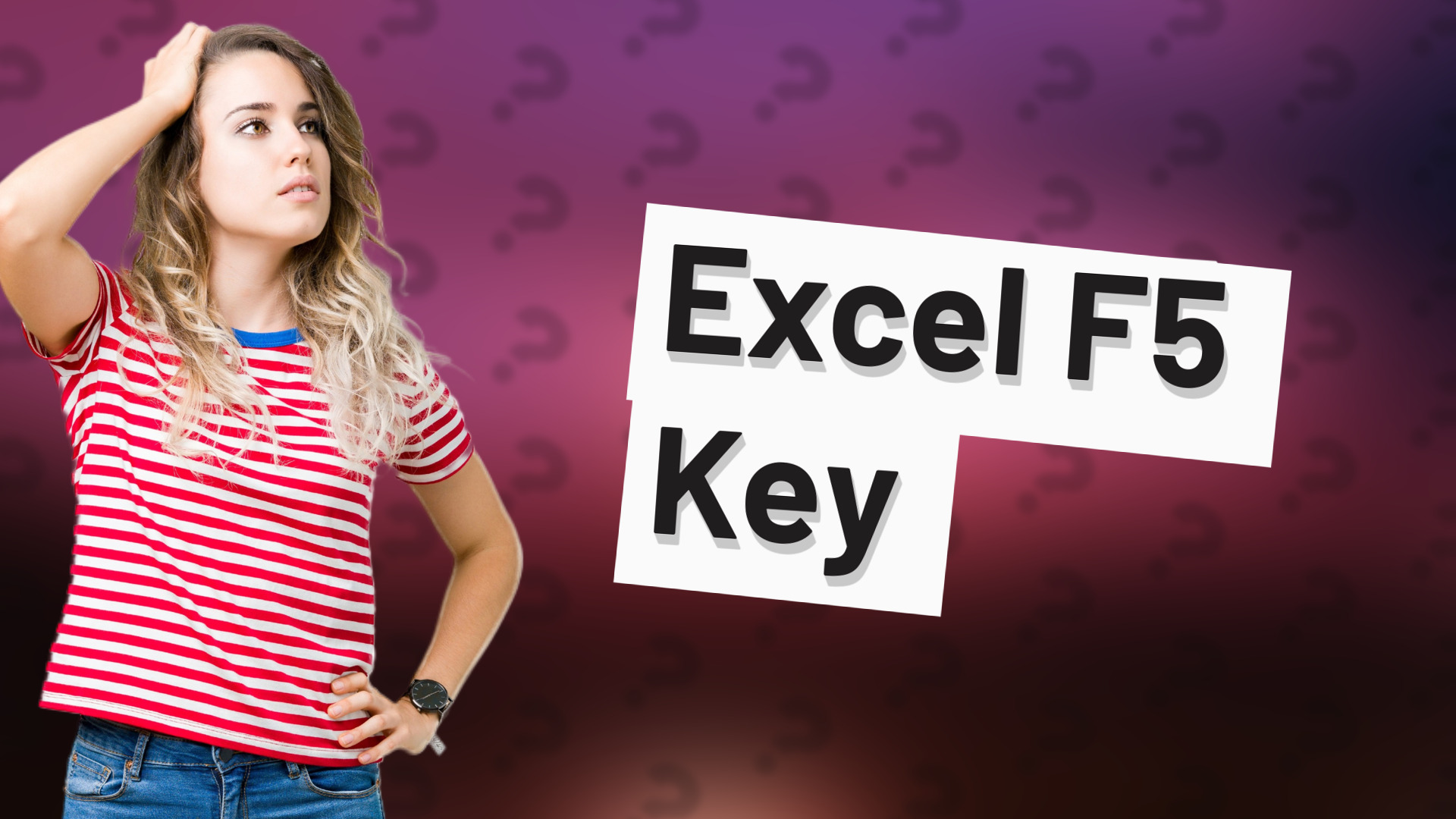 Excel F5 Key