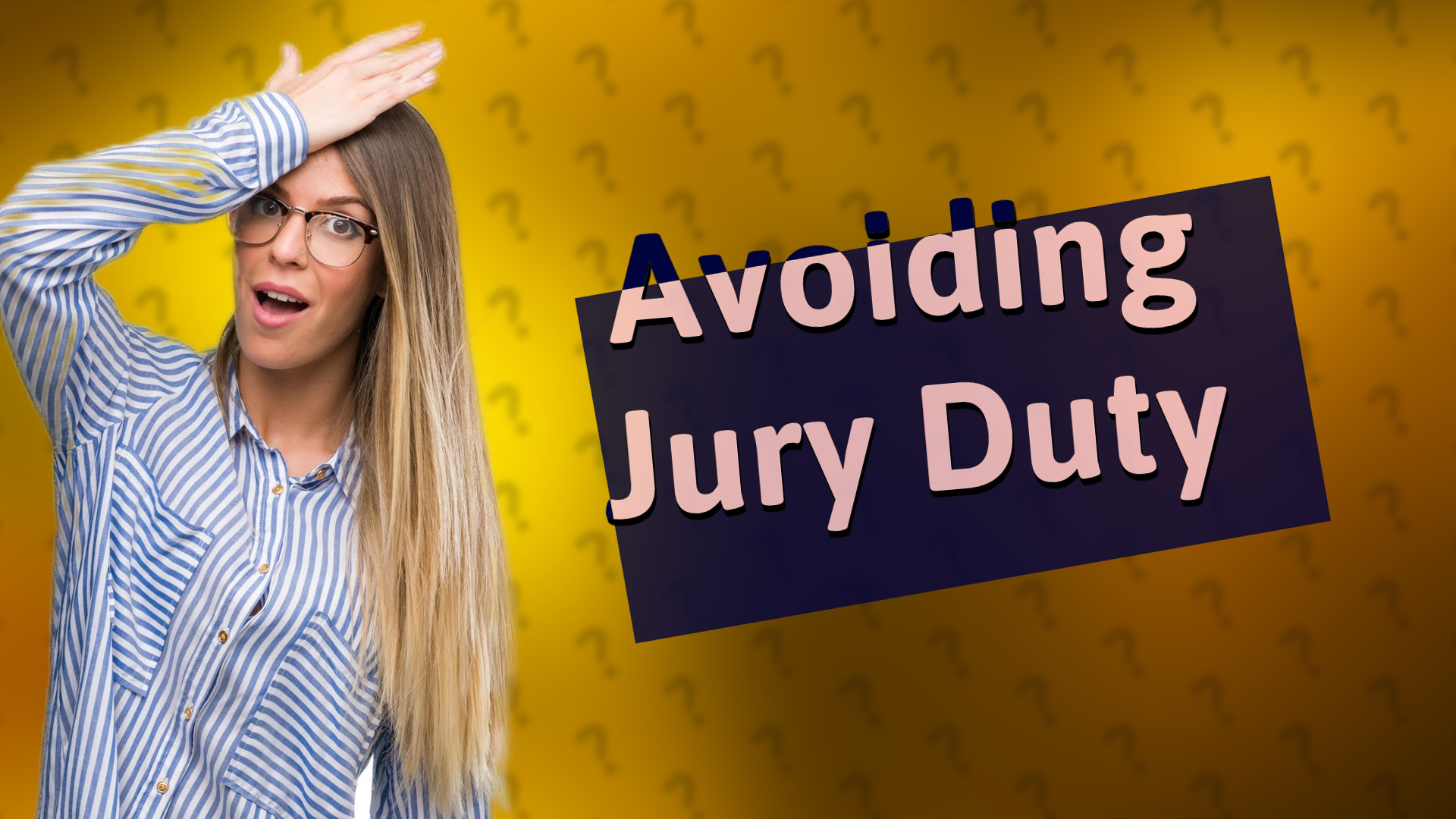 Avoiding Jury Duty