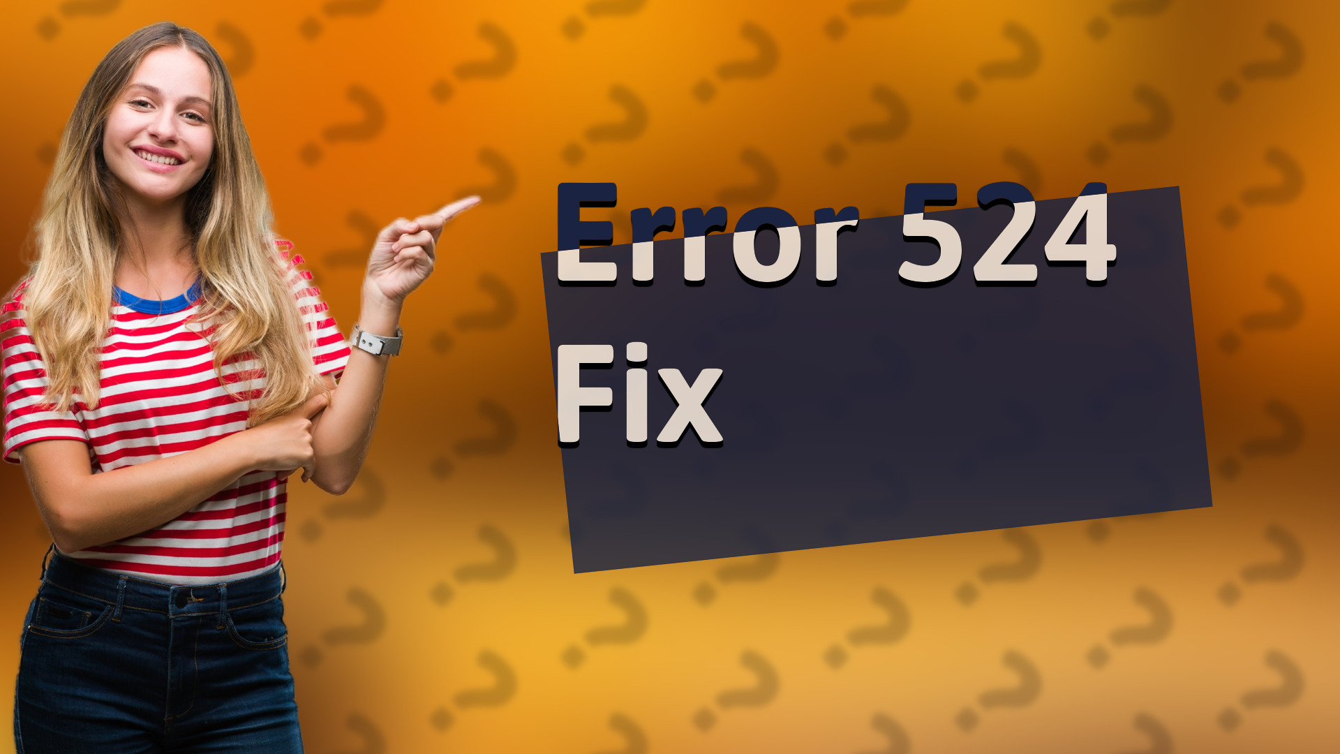 Error 524 Fix