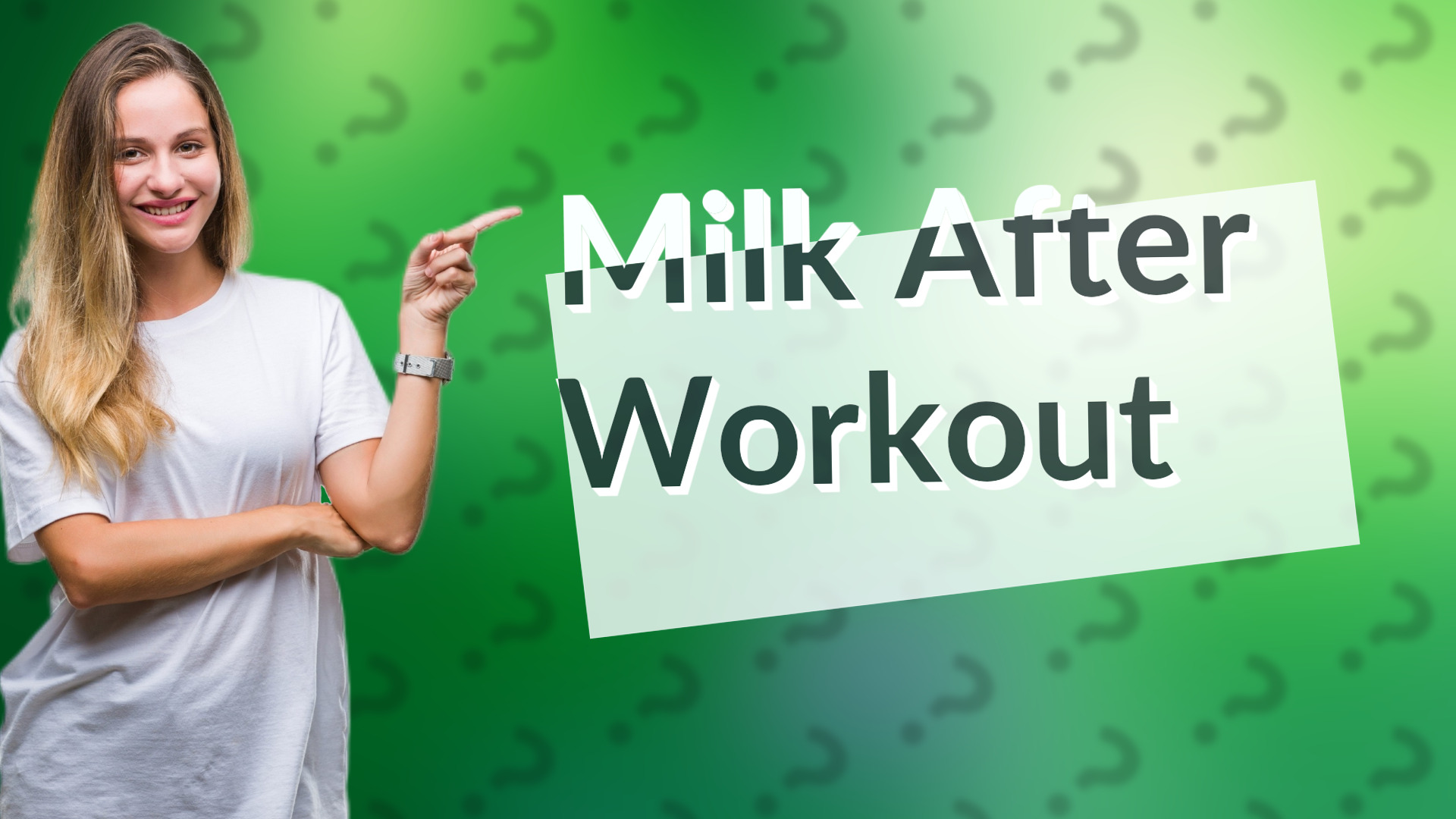 Milk After Workout