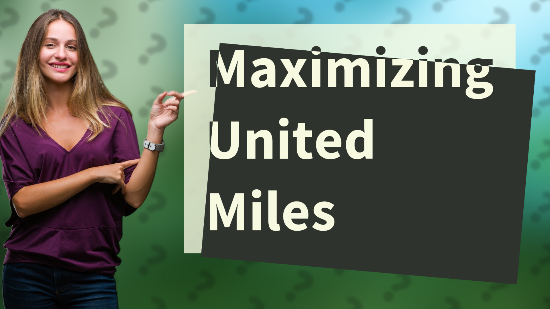 Maximizing United Miles