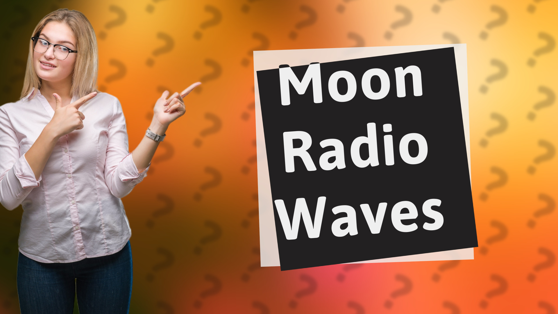 Moon Radio Waves
