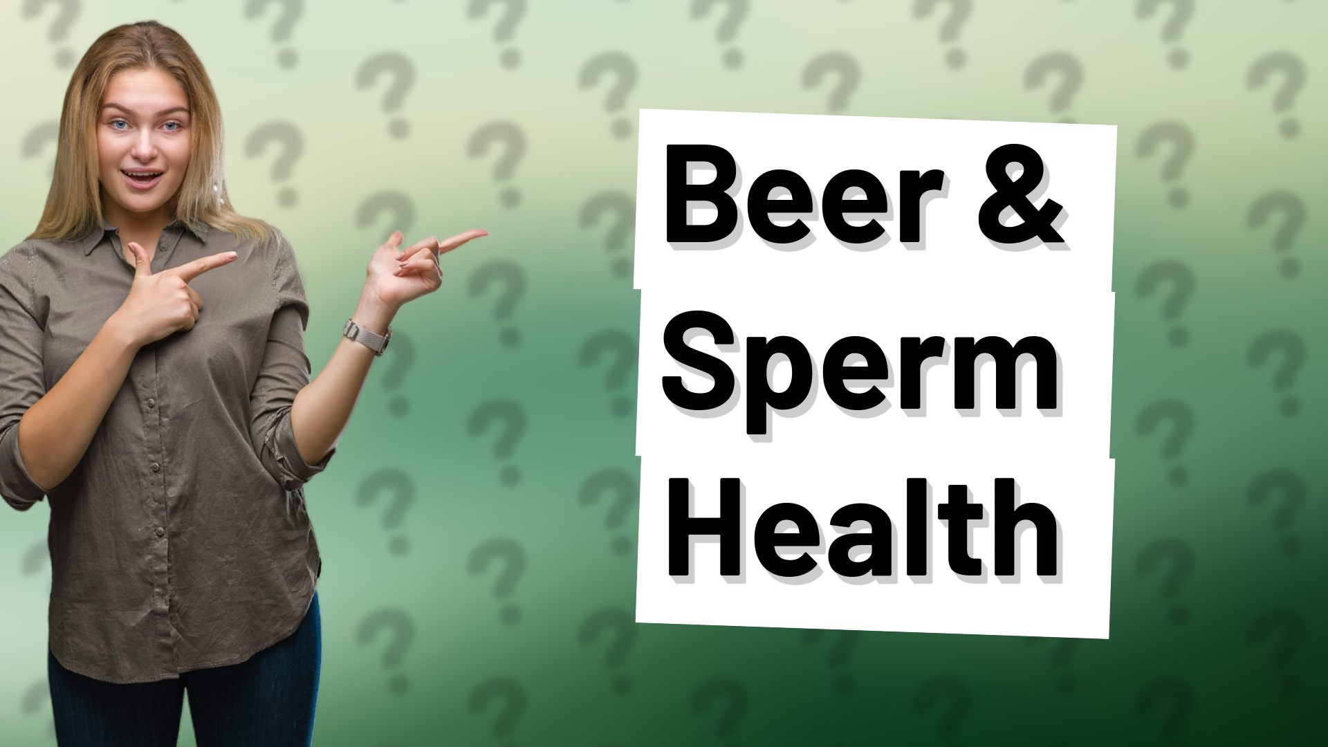 Beer & Sperm Health