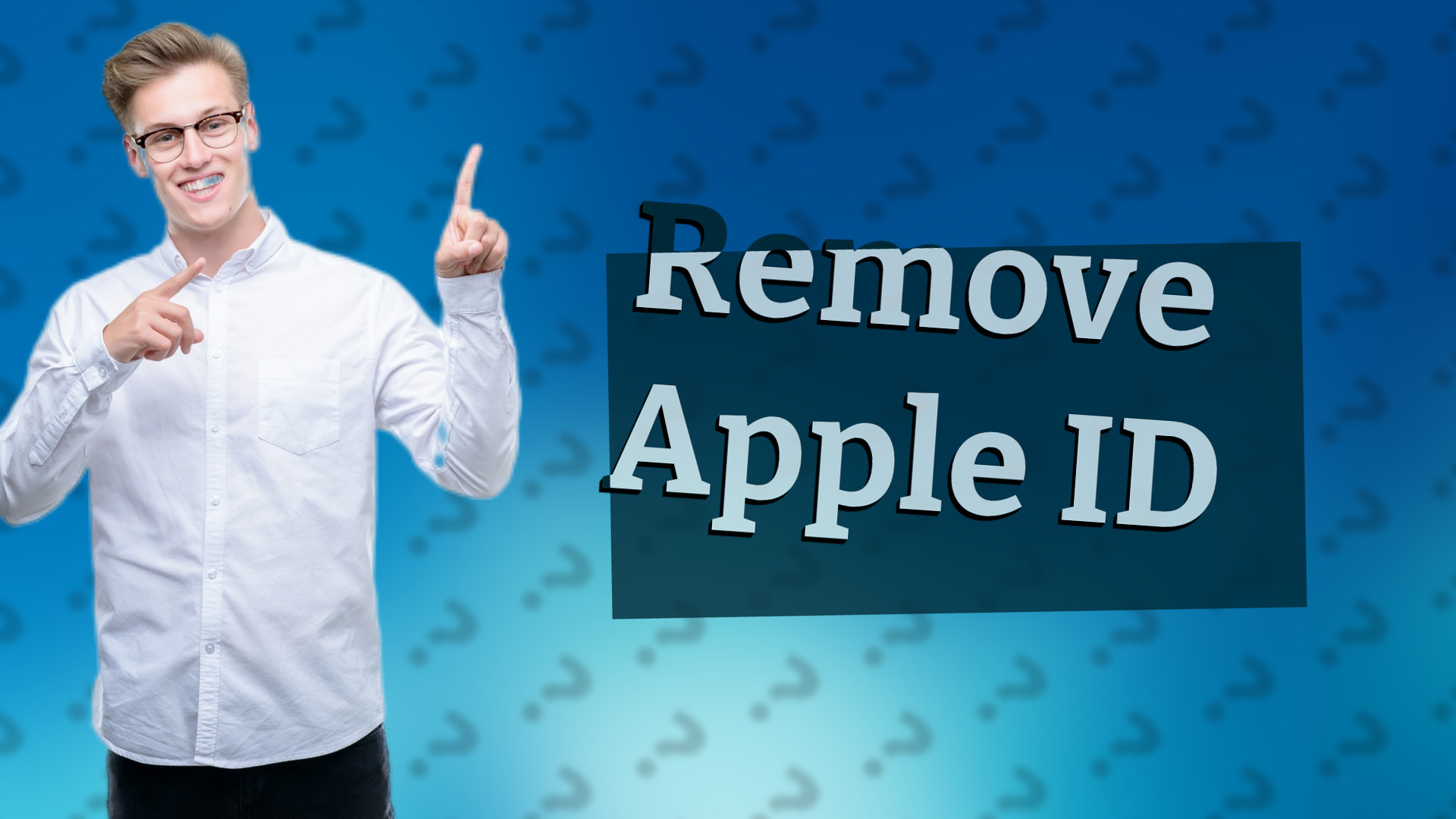 Remove Apple ID