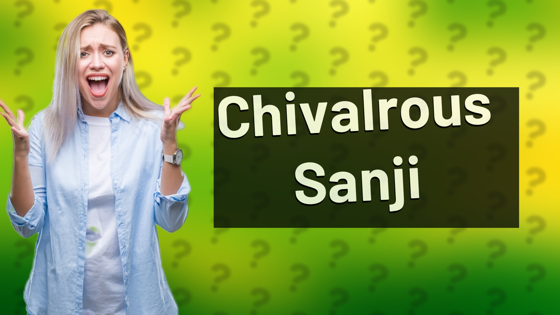 Chivalrous Sanji