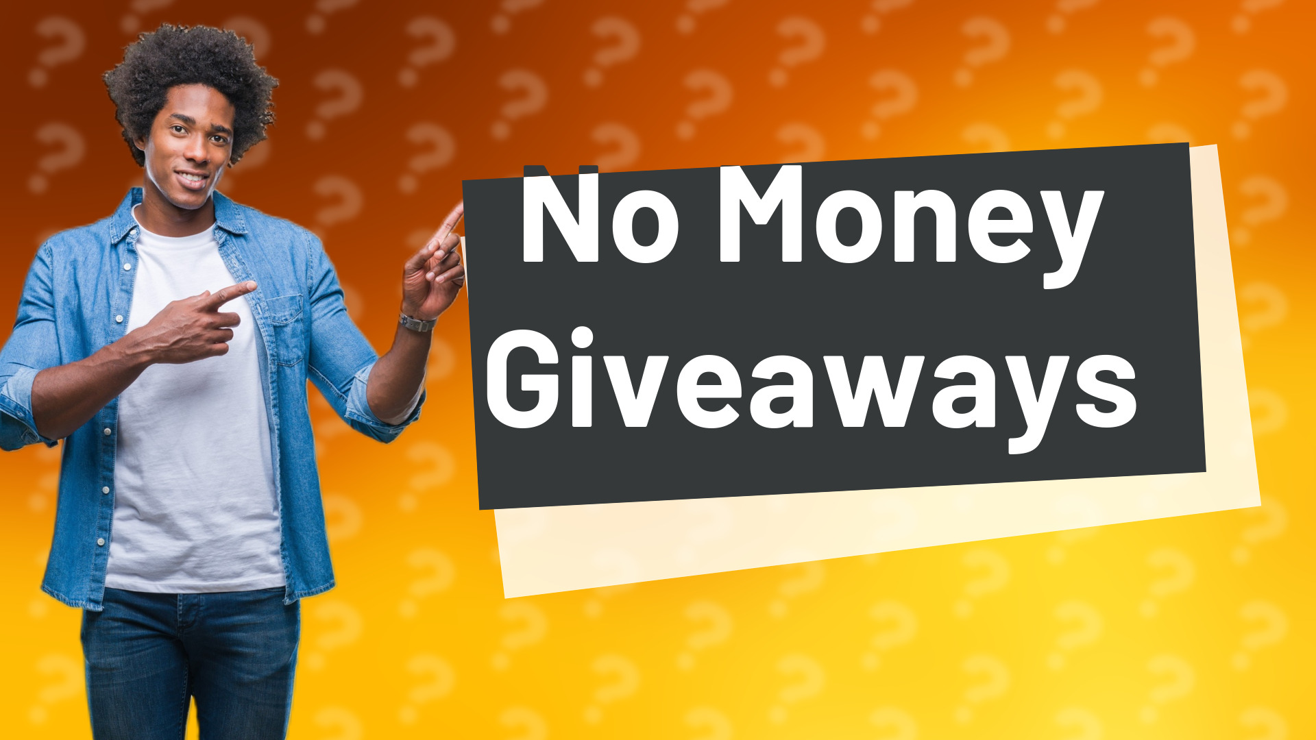 No Money Giveaways