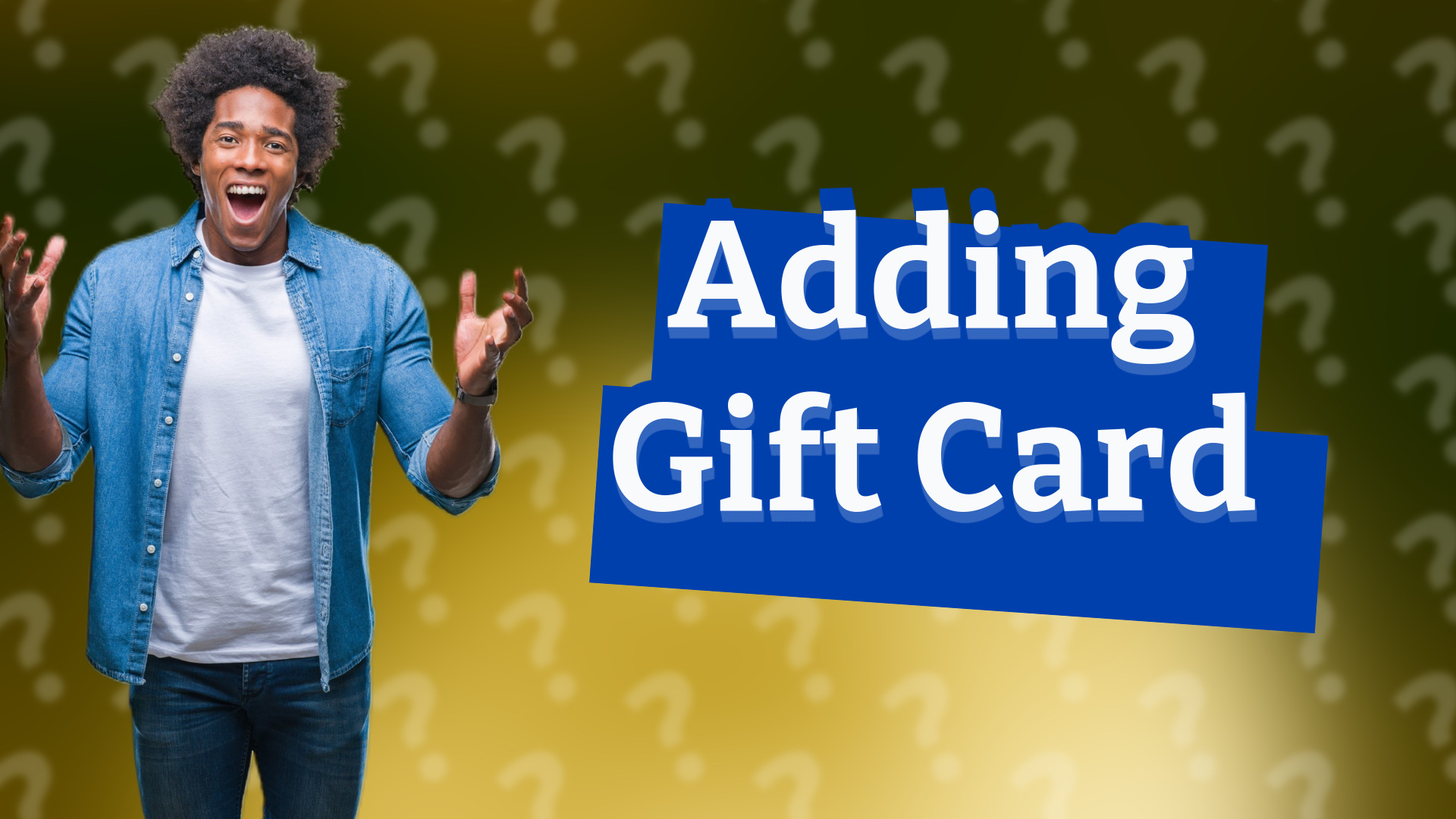 Adding Gift Card