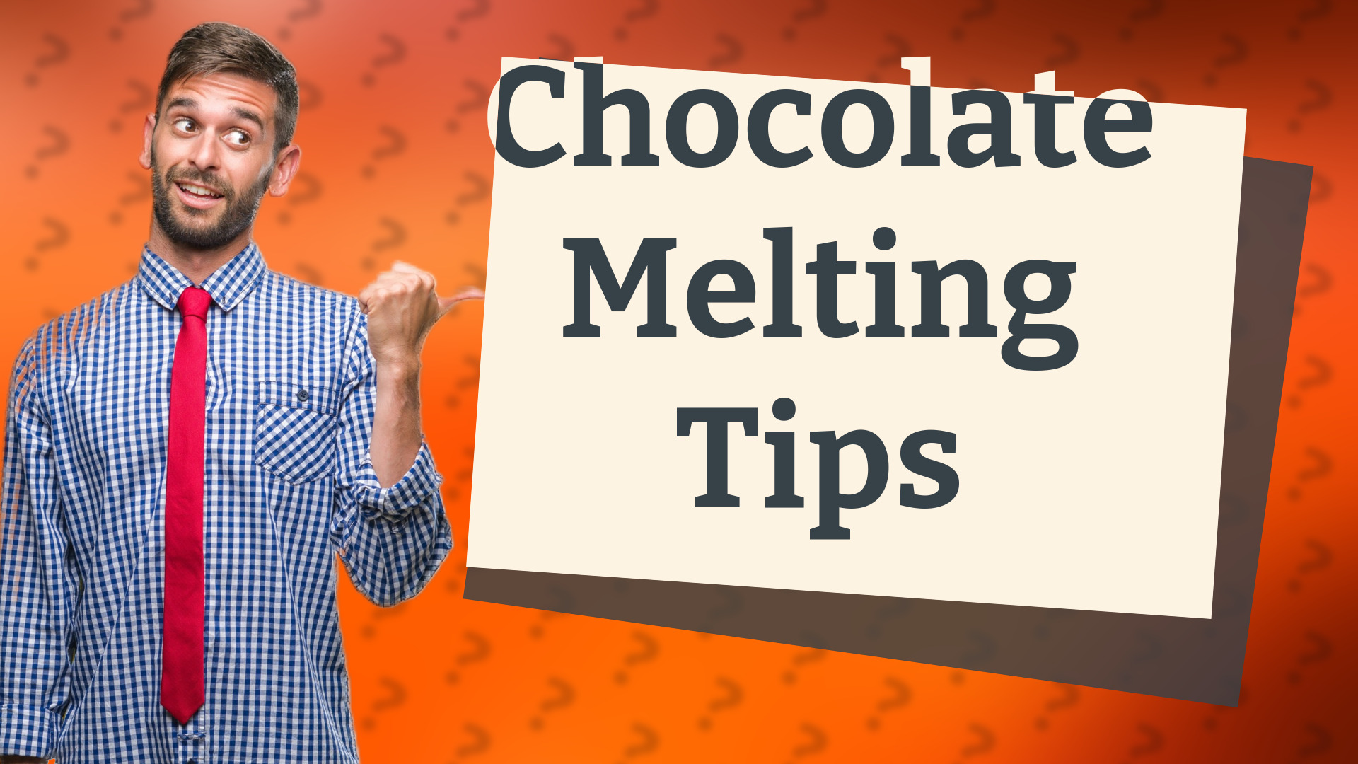 Chocolate Melting Tips