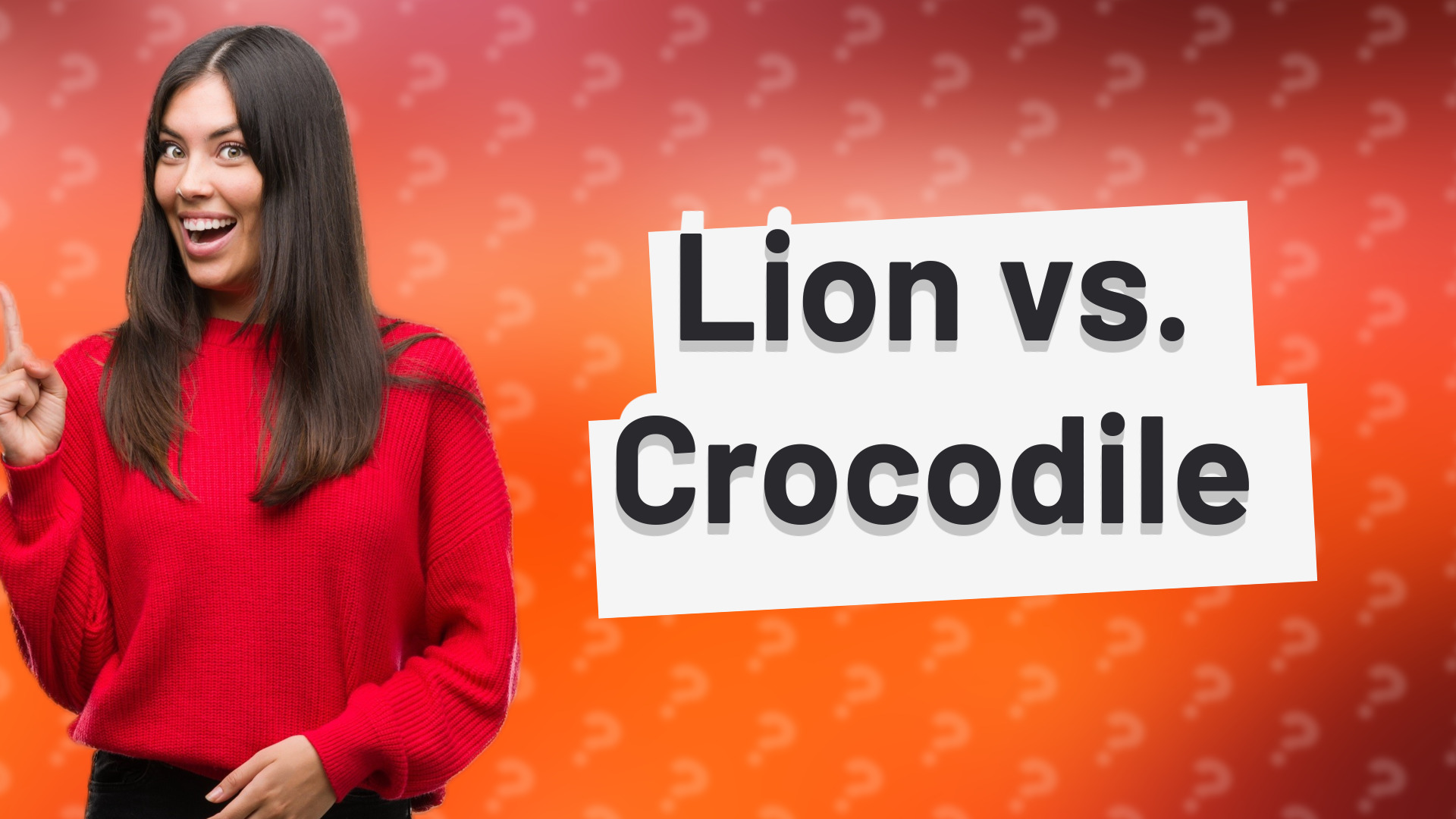 Lion vs. Crocodile