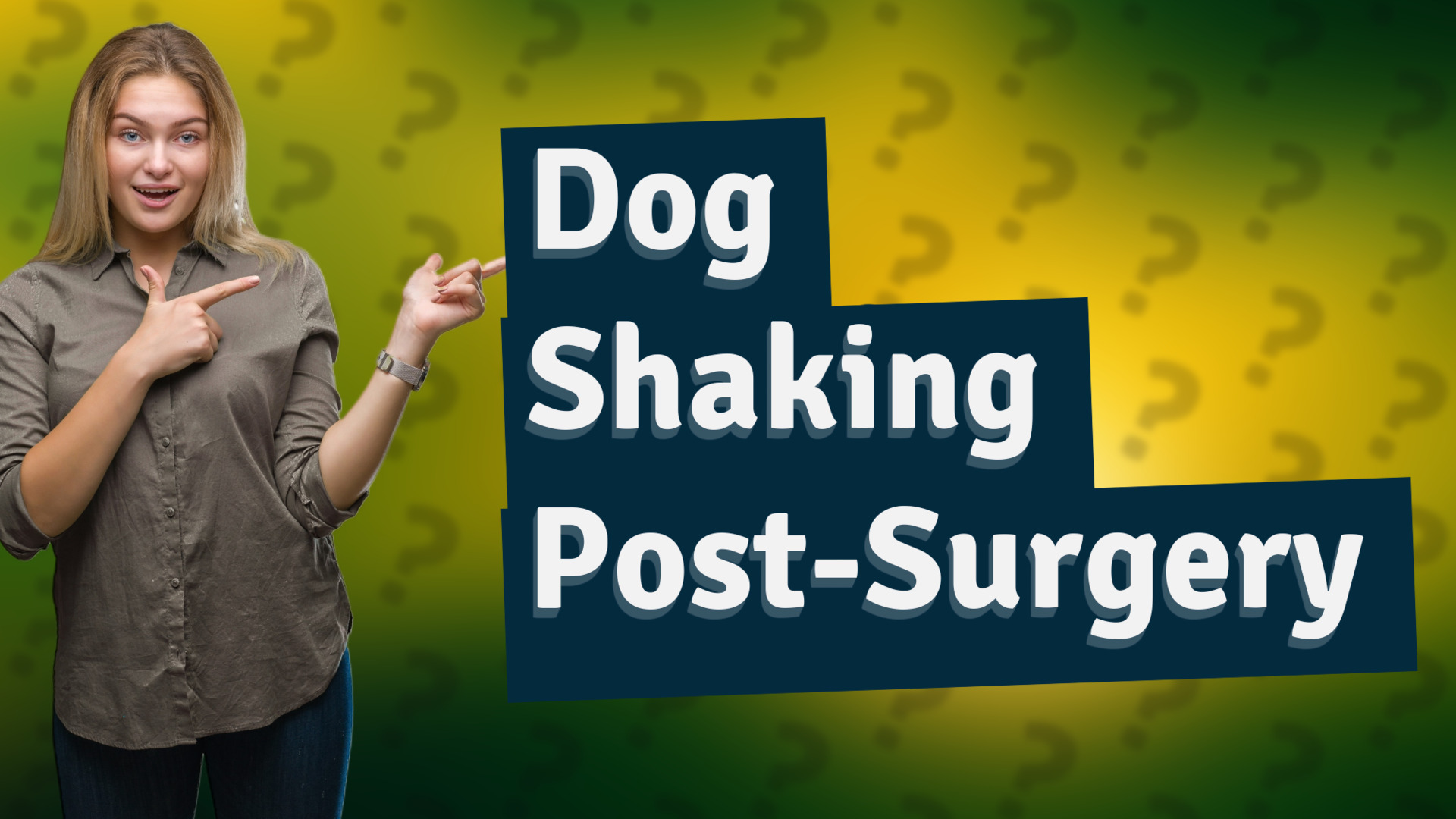Dog Shaking Post-Surgery
