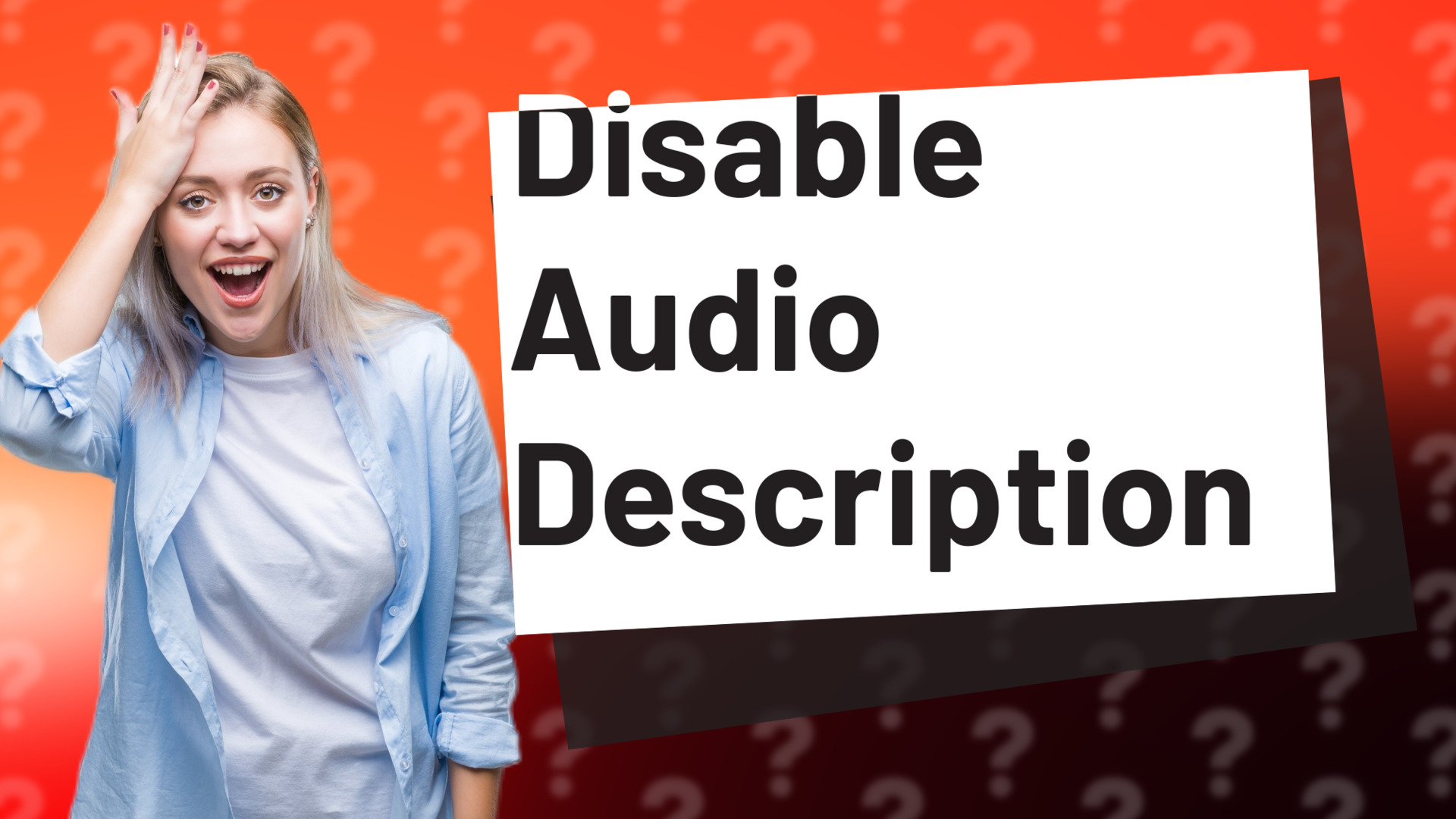 Disable Audio Description