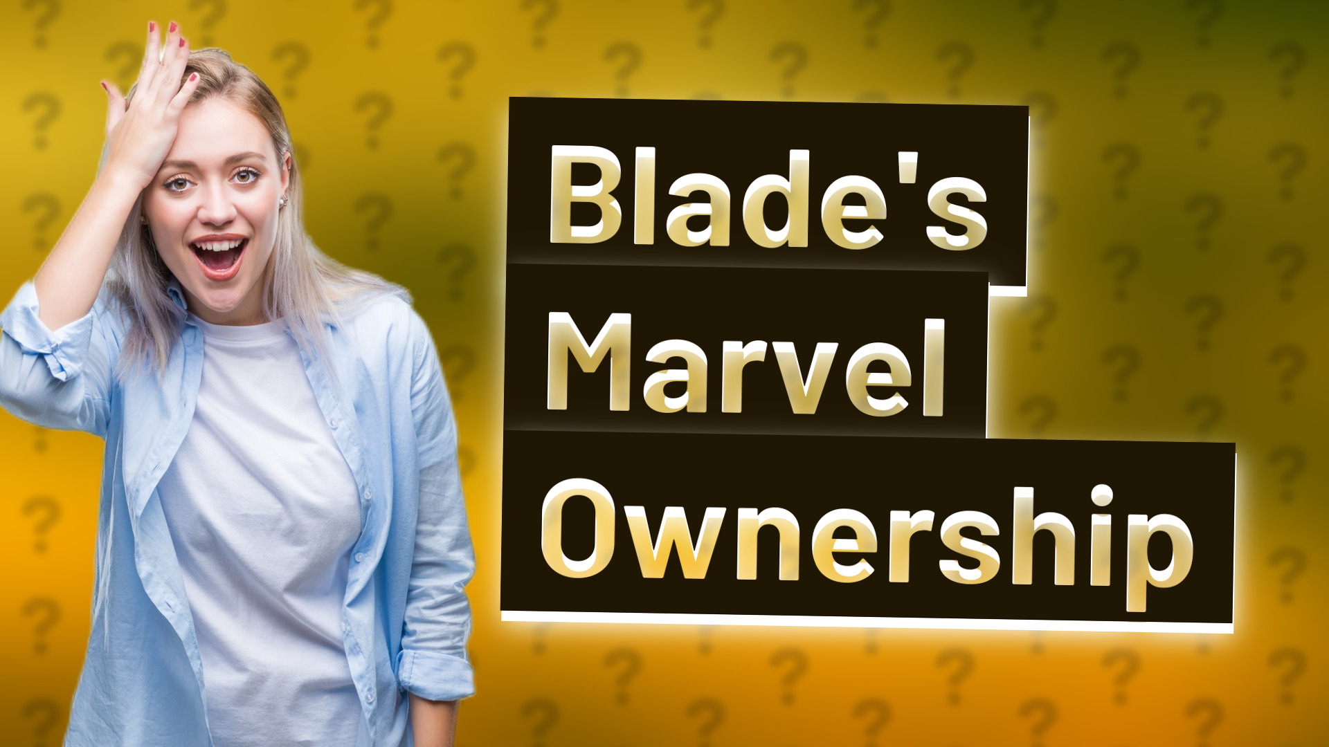 Blade's Marvel Ownership