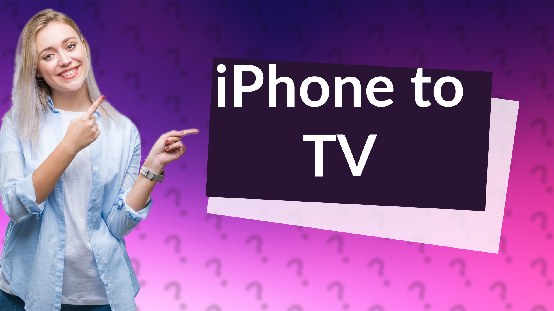iPhone to TV