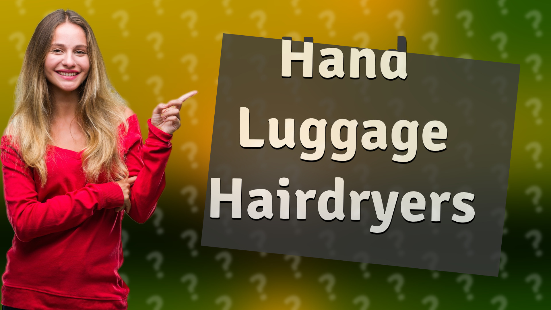 Hand Luggage Hairdryers