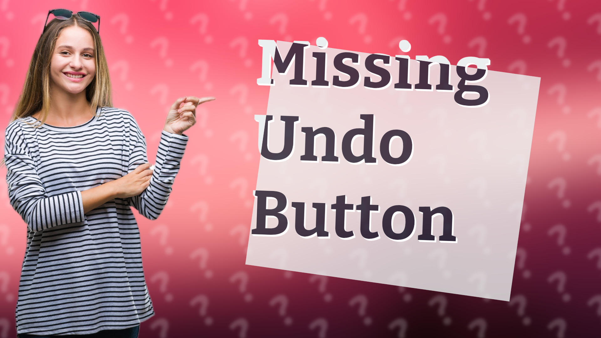 Missing Undo Button