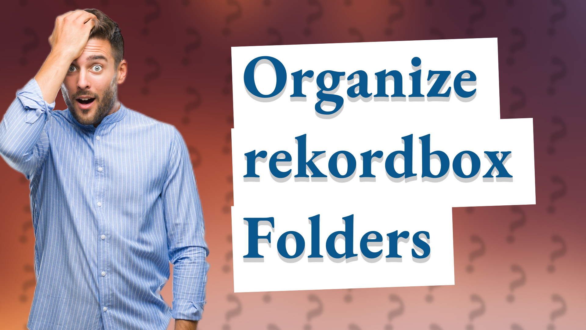 Organize rekordbox Folders