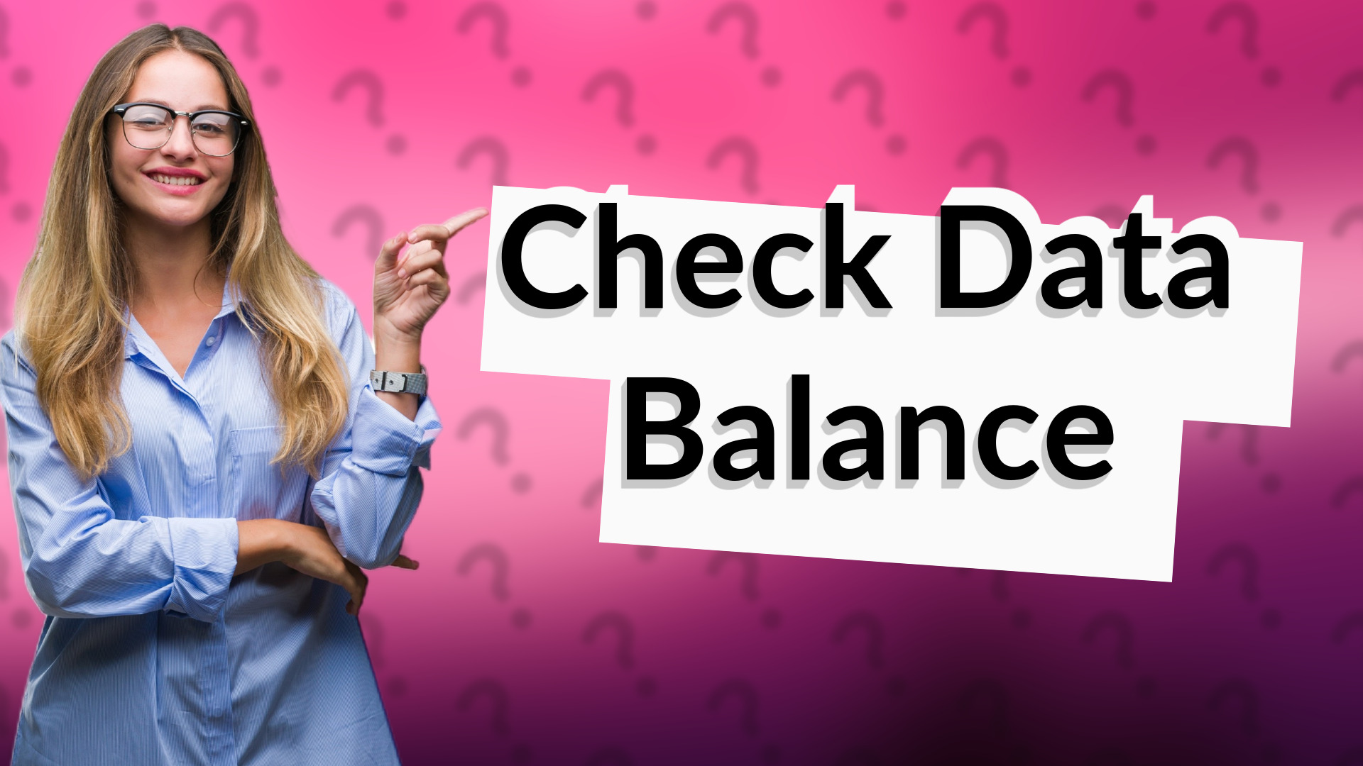 Check Data Balance