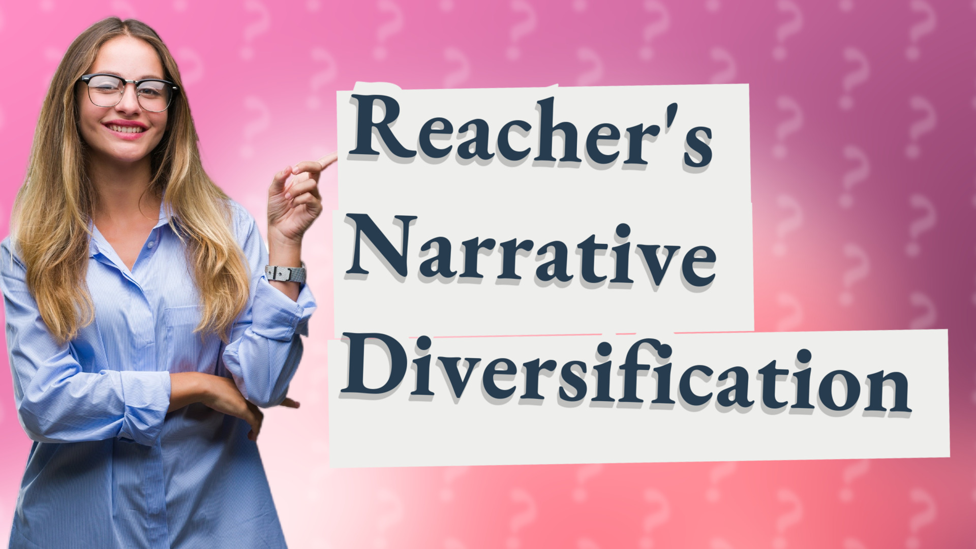 Reacher's Narrative Diversification