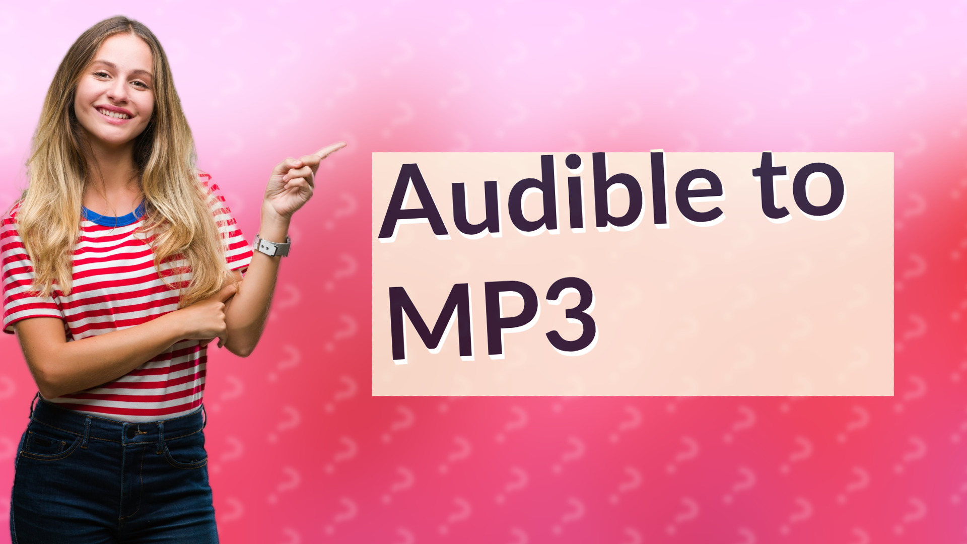 Audible to MP3