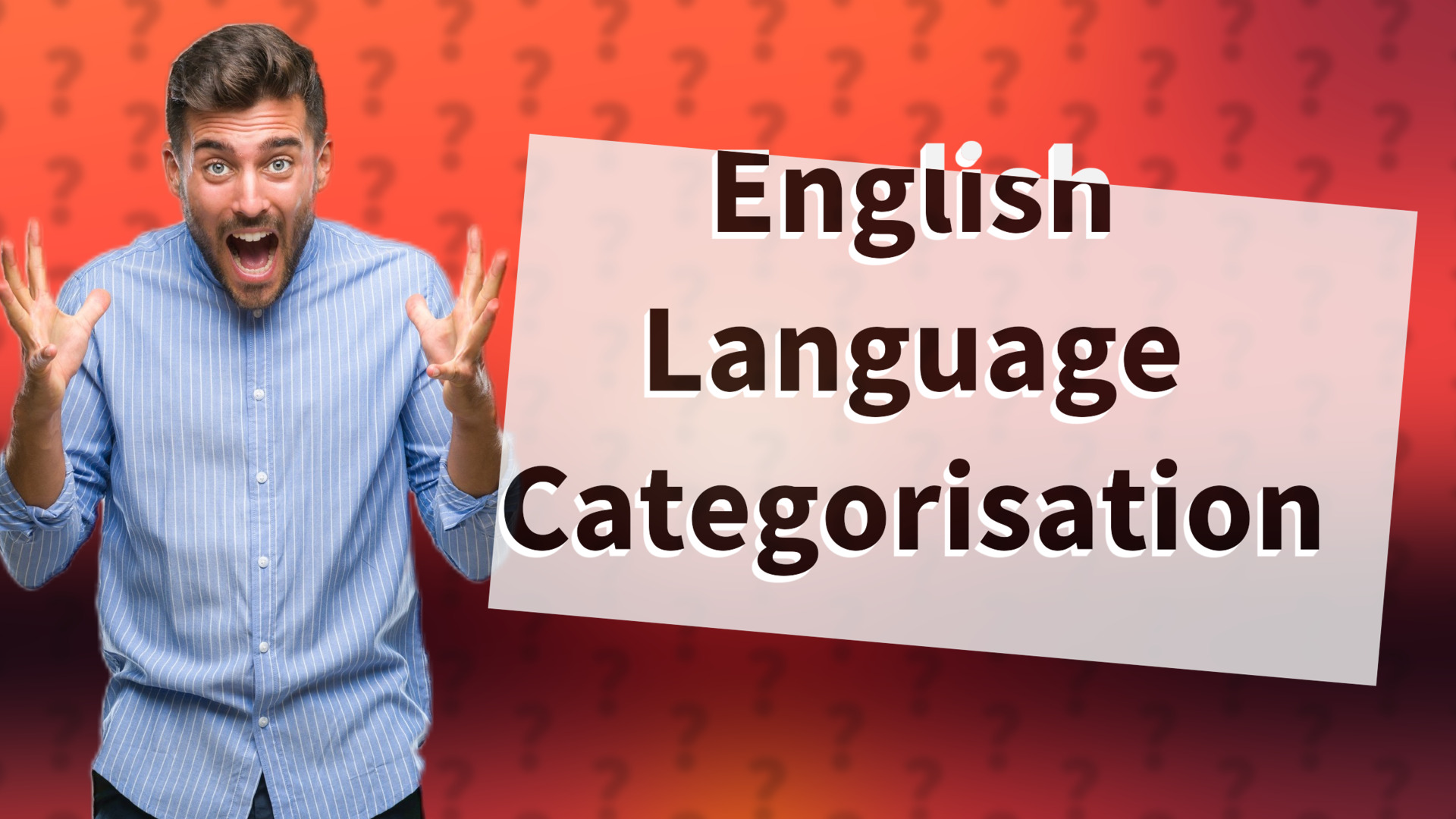 English Language Categorisation