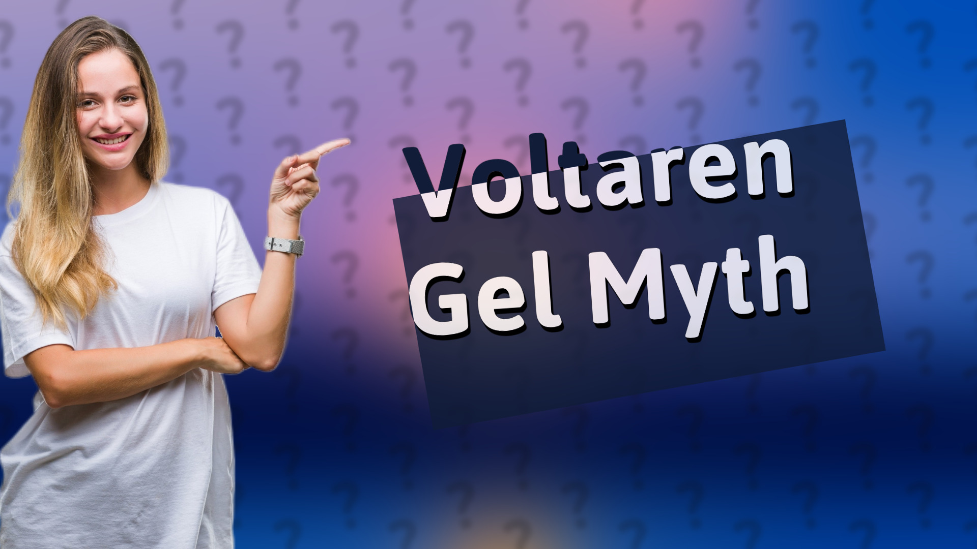 Voltaren Gel Myth