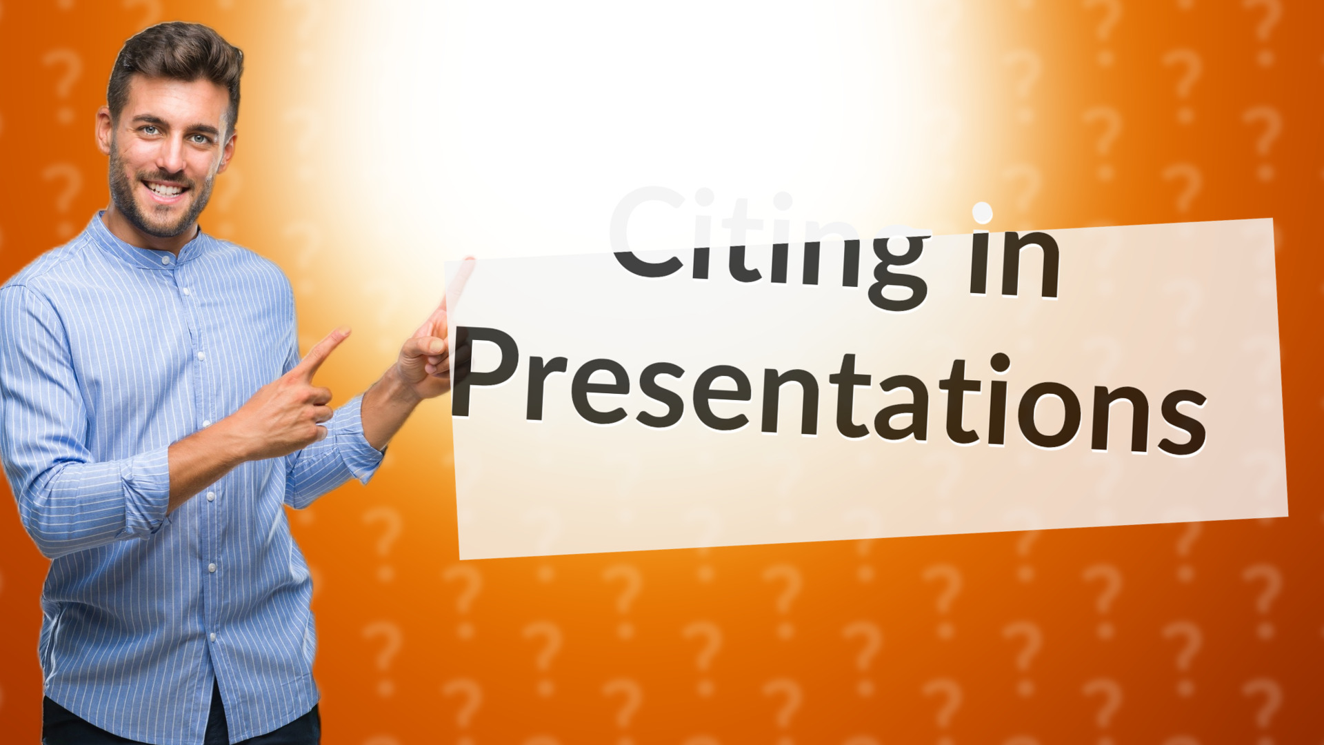 Citing in Presentations
