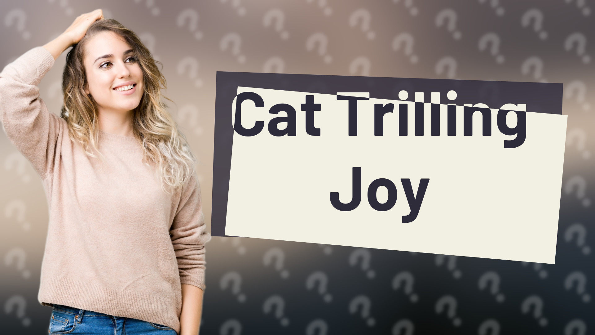 Cat Trilling Joy