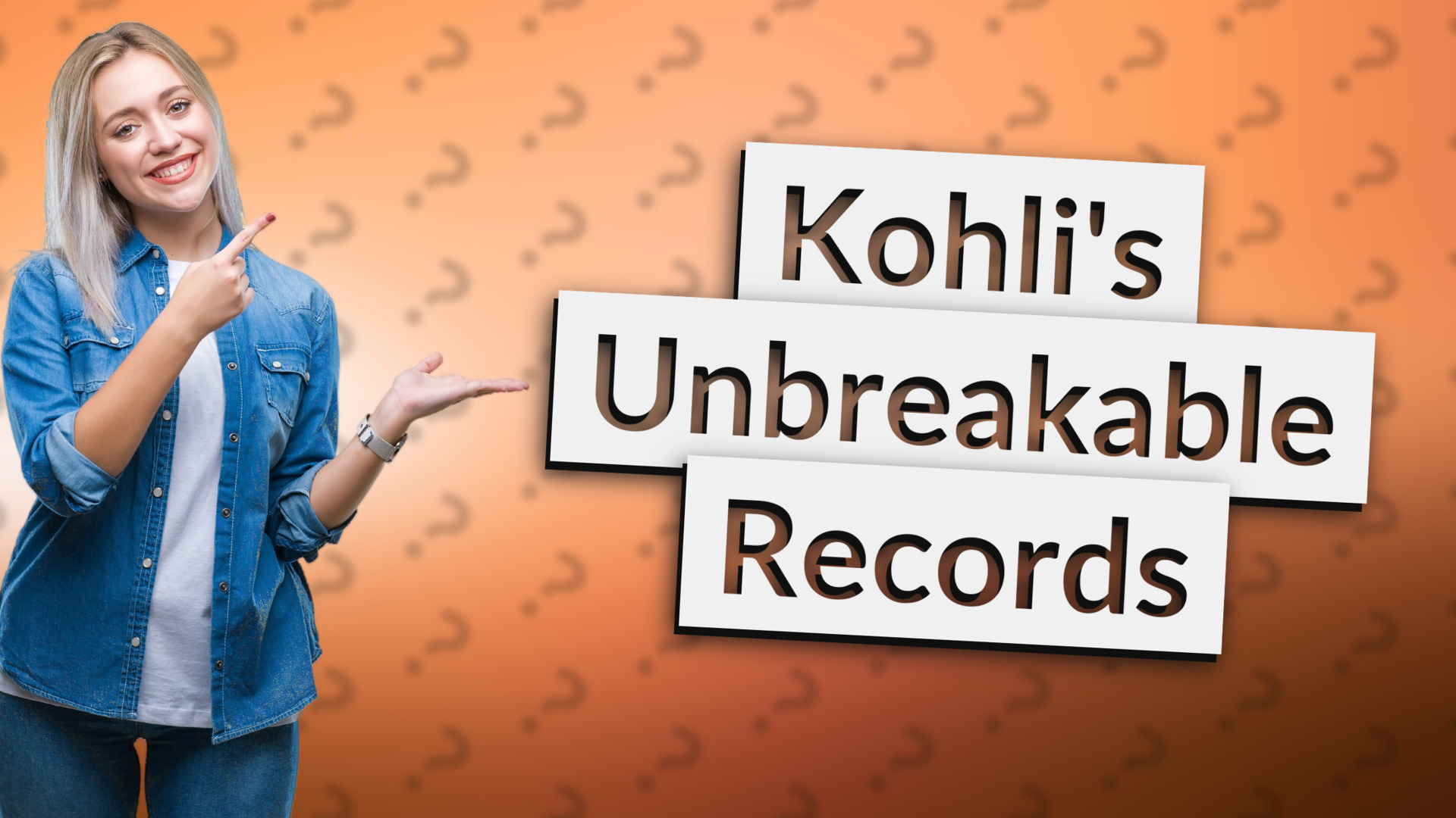 Kohli's Unbreakable Records