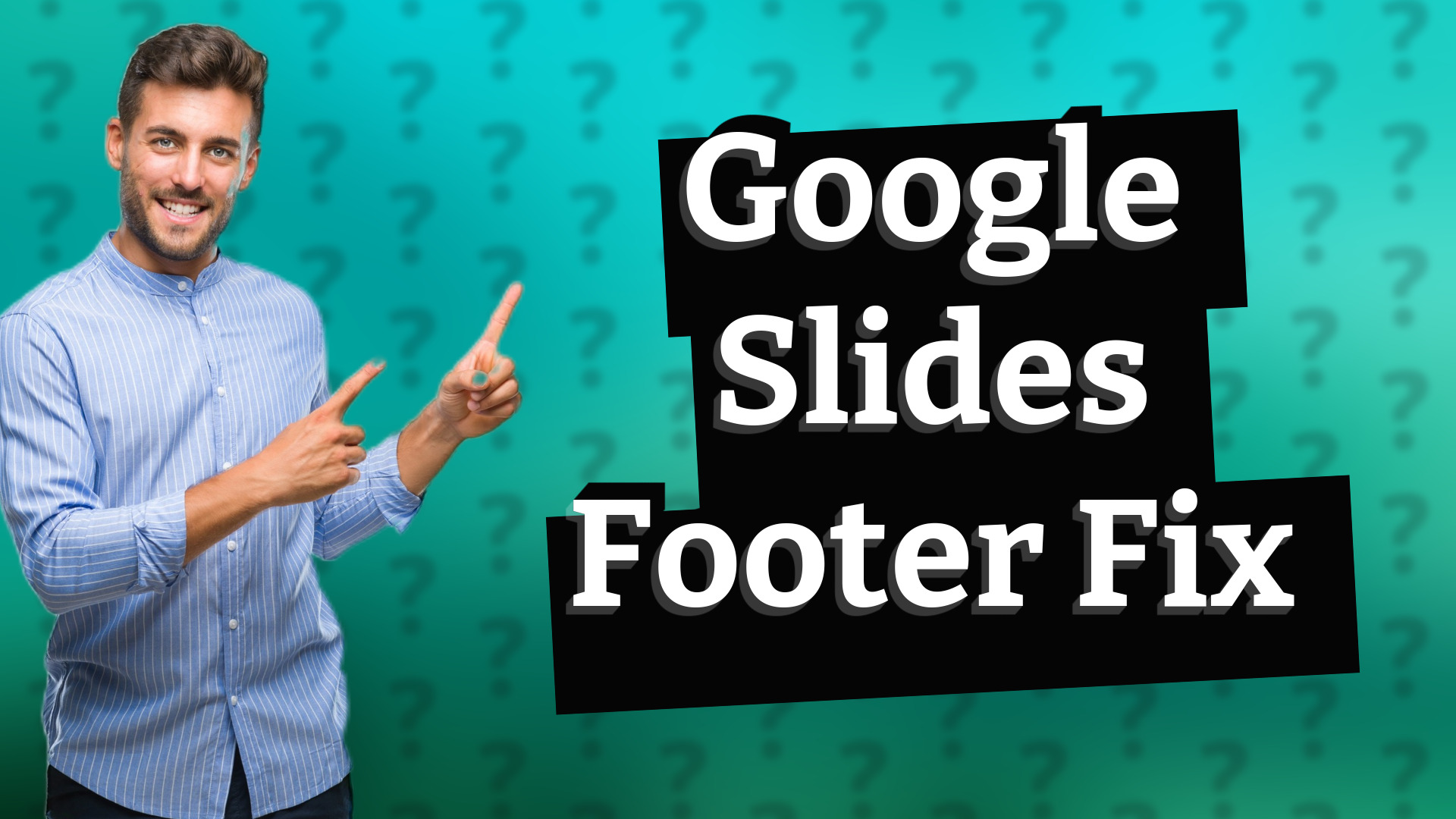 Google Slides Footer Fix