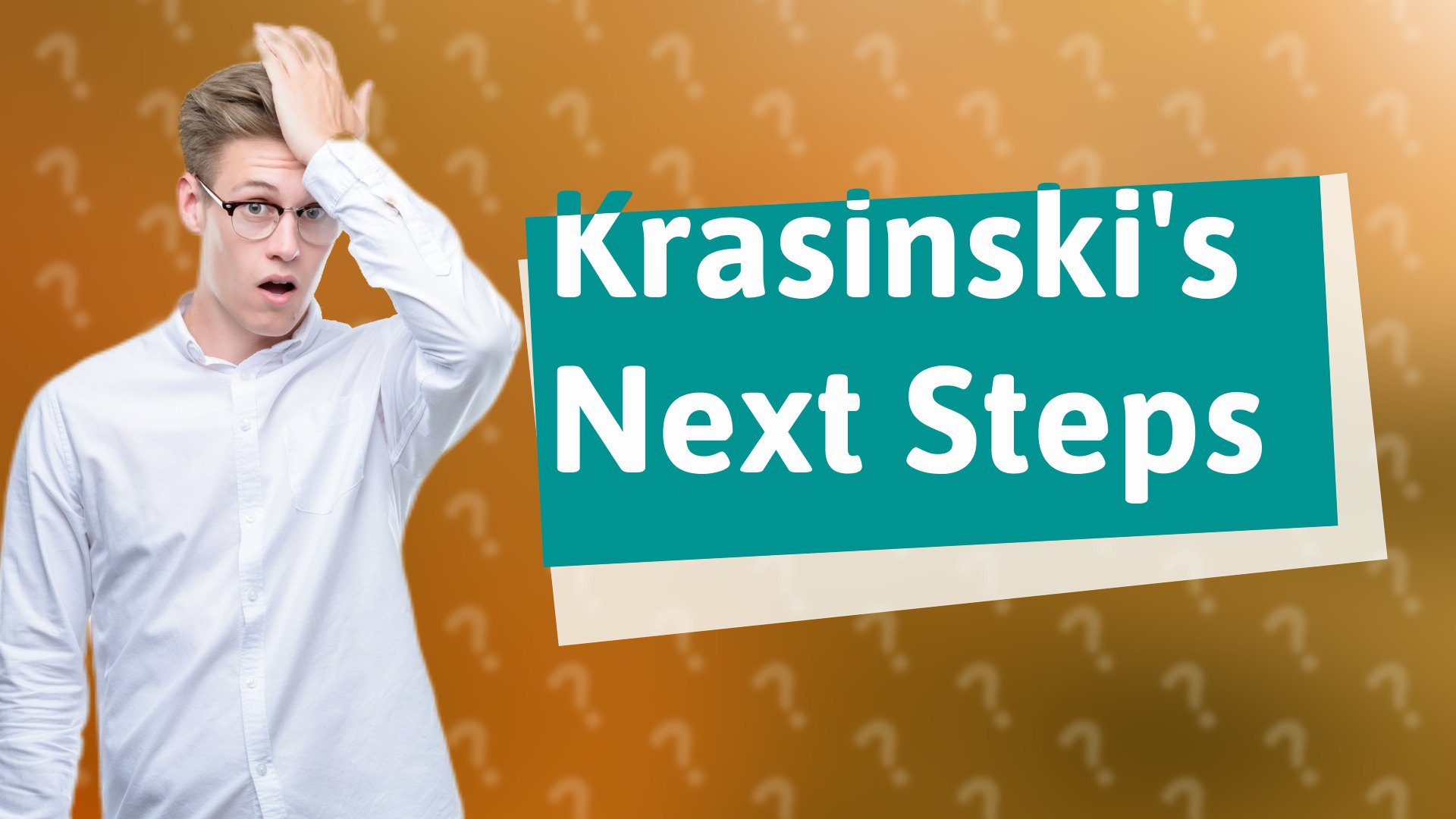 Krasinski's Next Steps