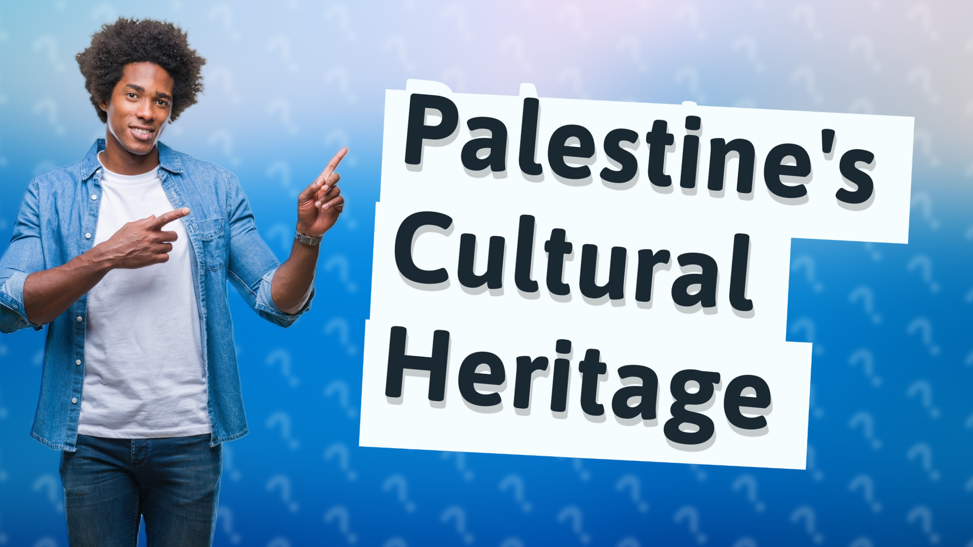 Palestine's Cultural Heritage