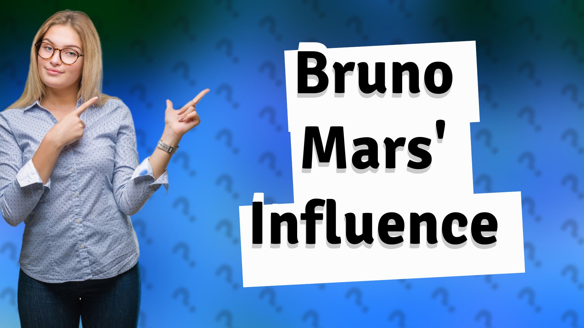 Bruno Mars' Influence