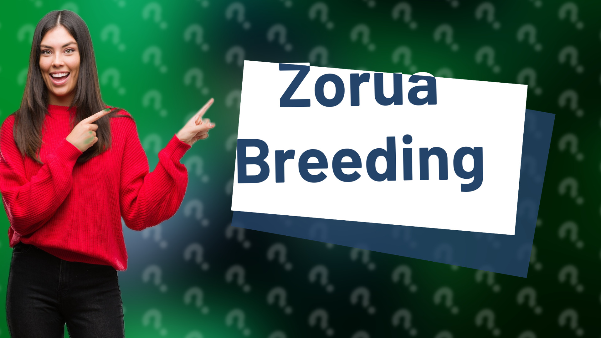 Zorua Breeding