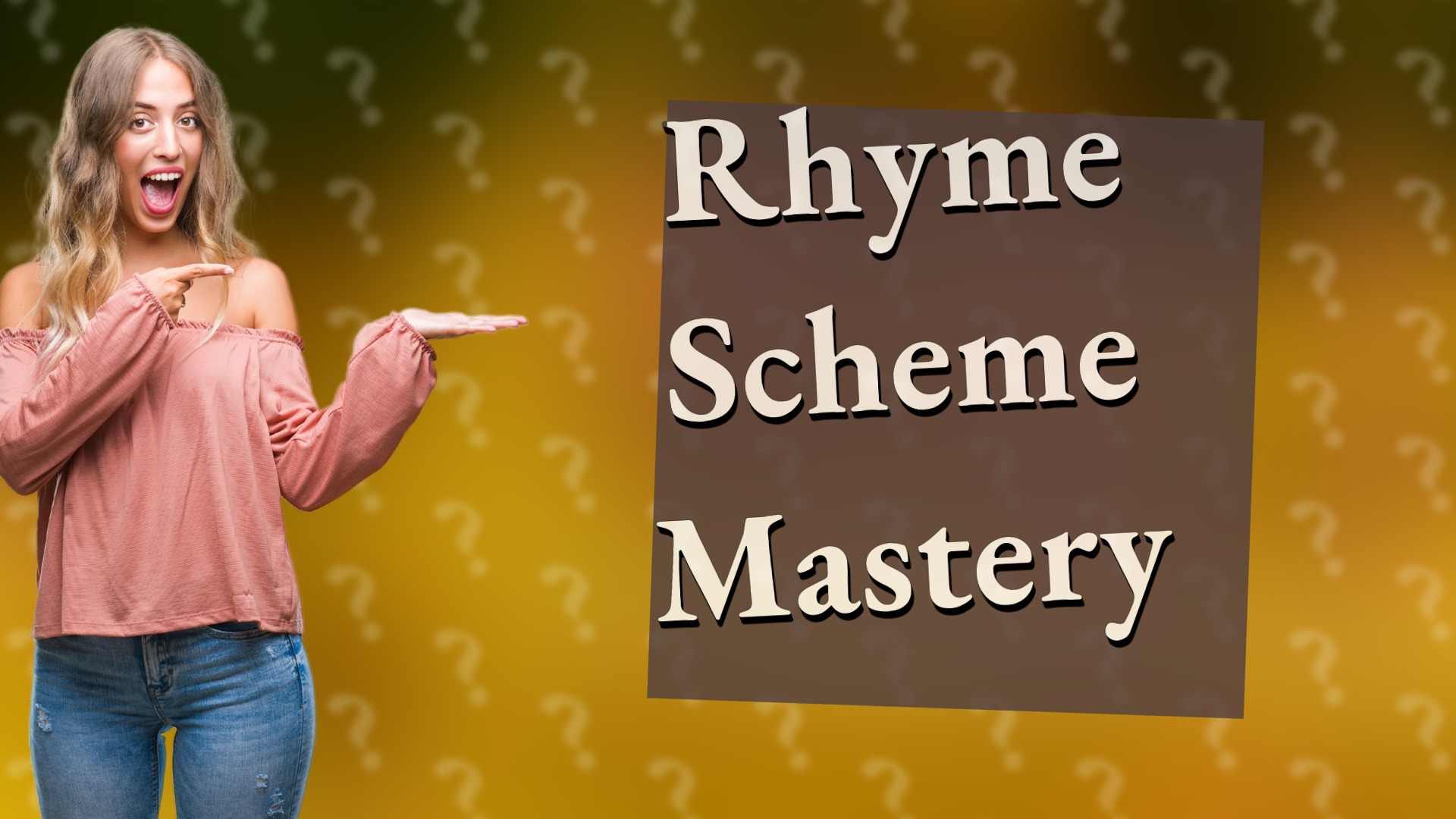 Rhyme Scheme Mastery