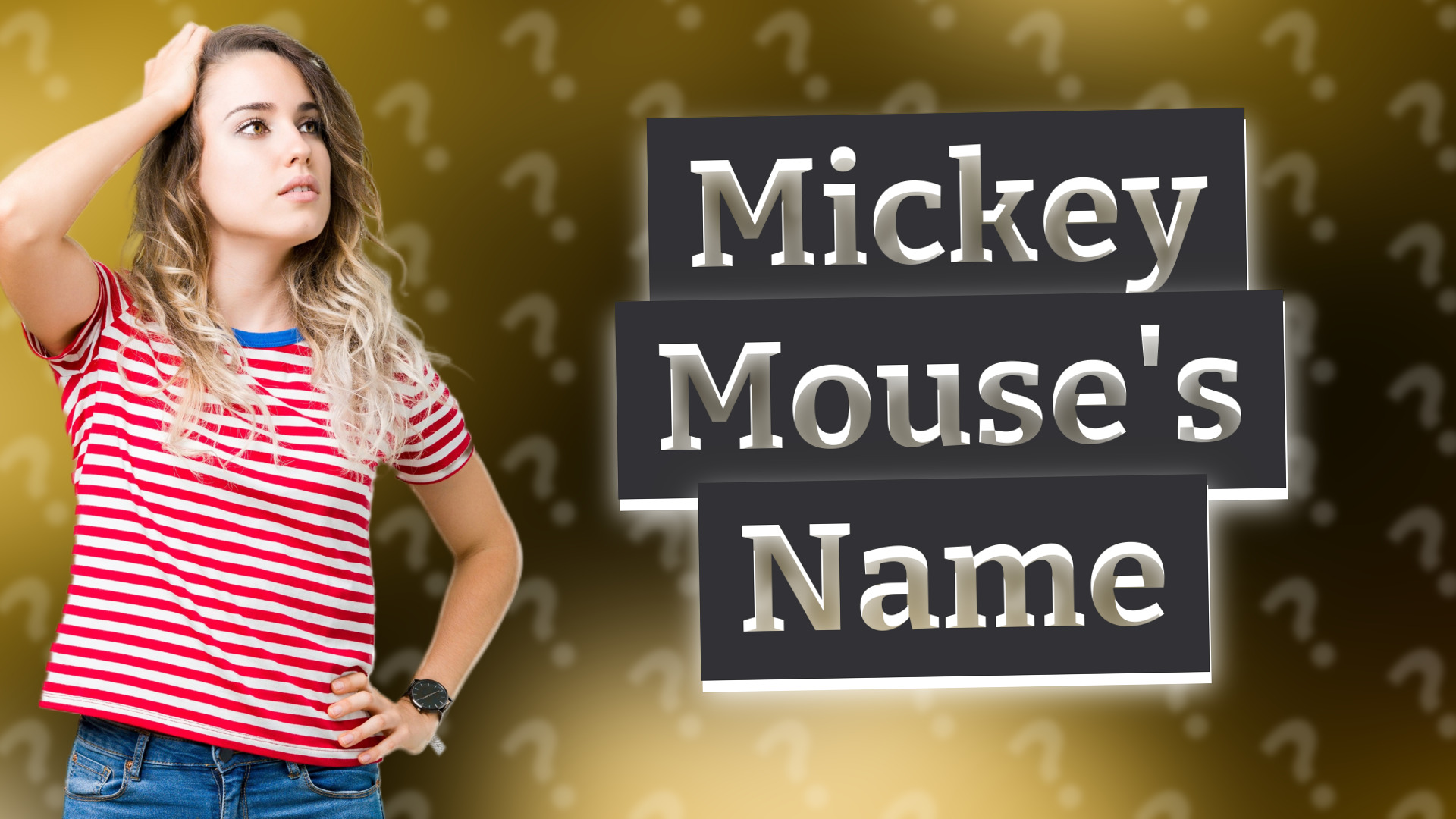 Mickey Mouse's Name