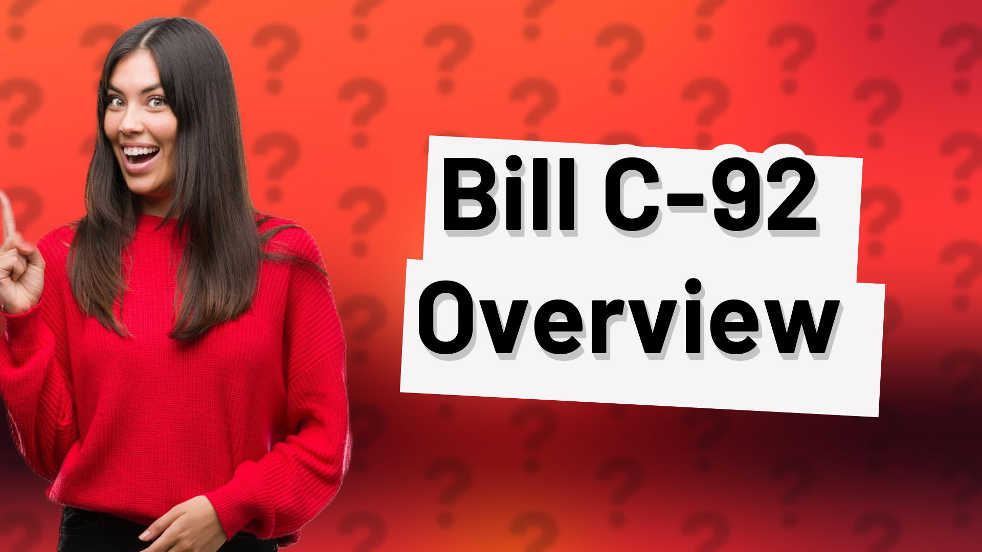 Bill C-92 Overview