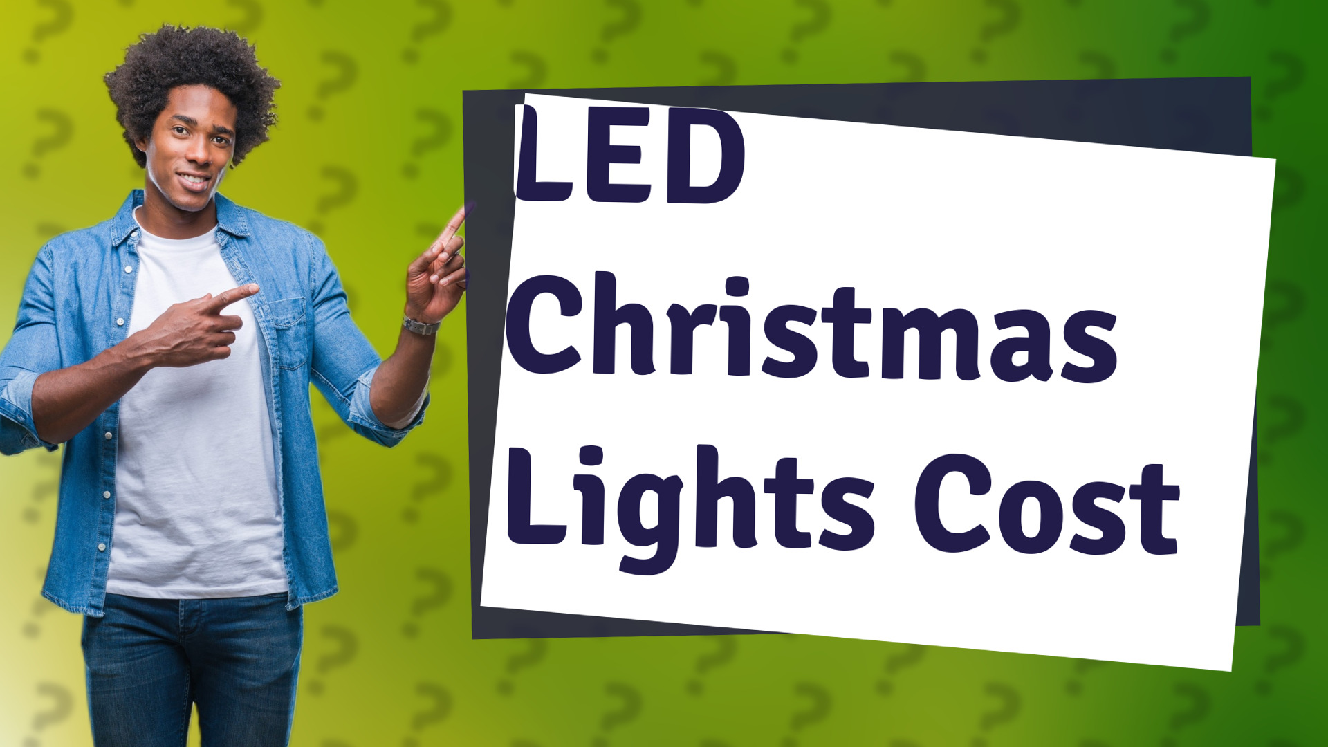 LED Christmas Lights Cost