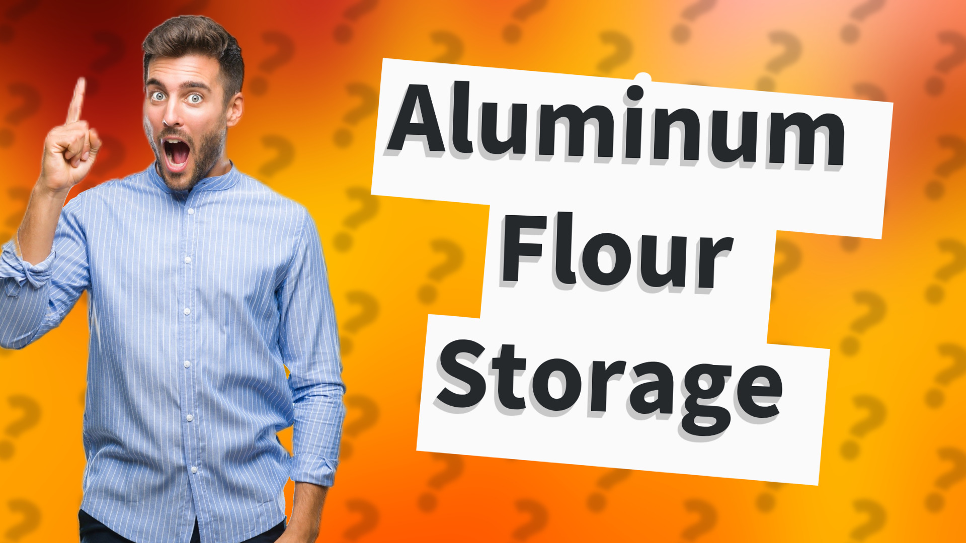 Aluminum Flour Storage