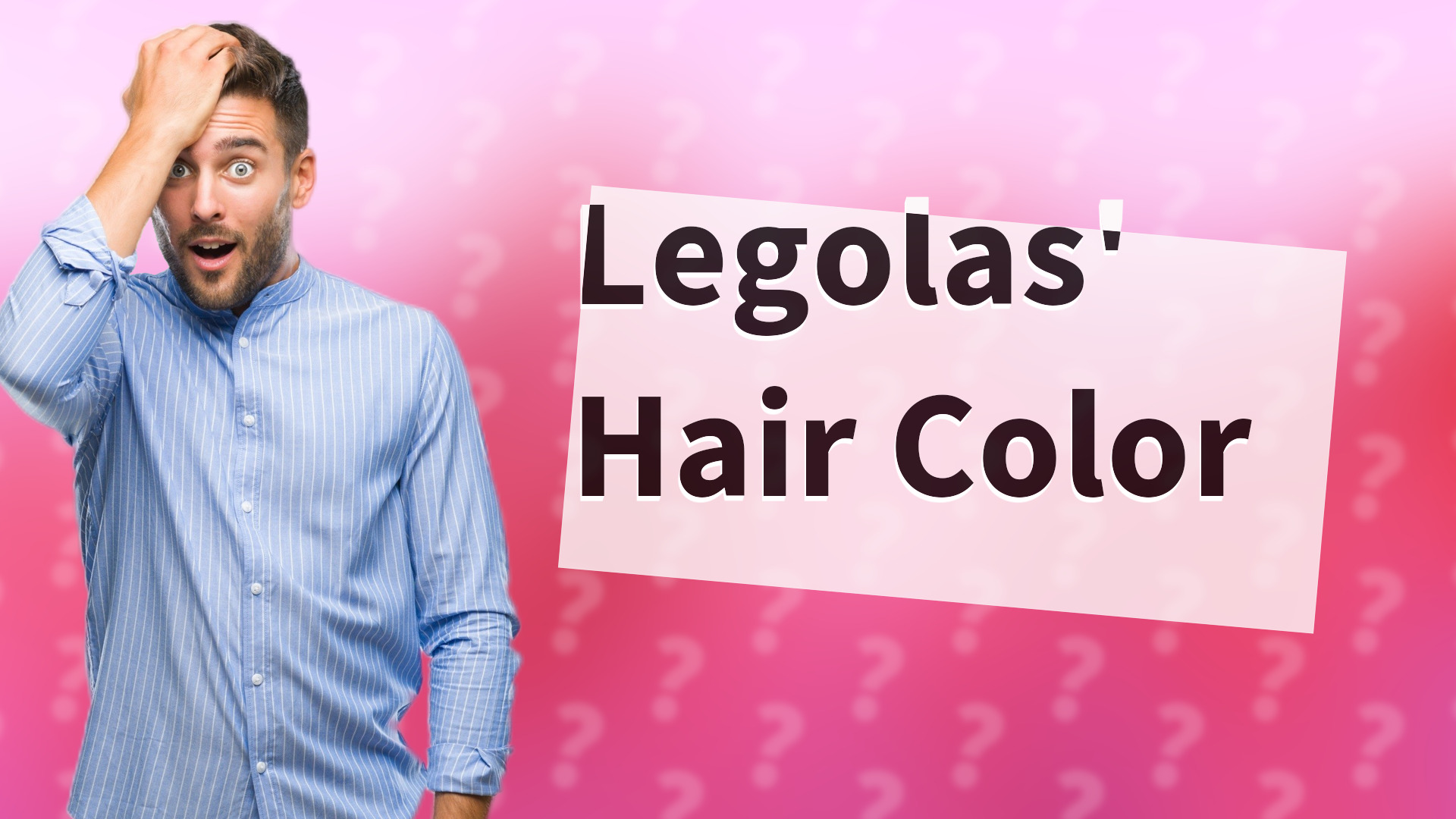 Legolas' Hair Color