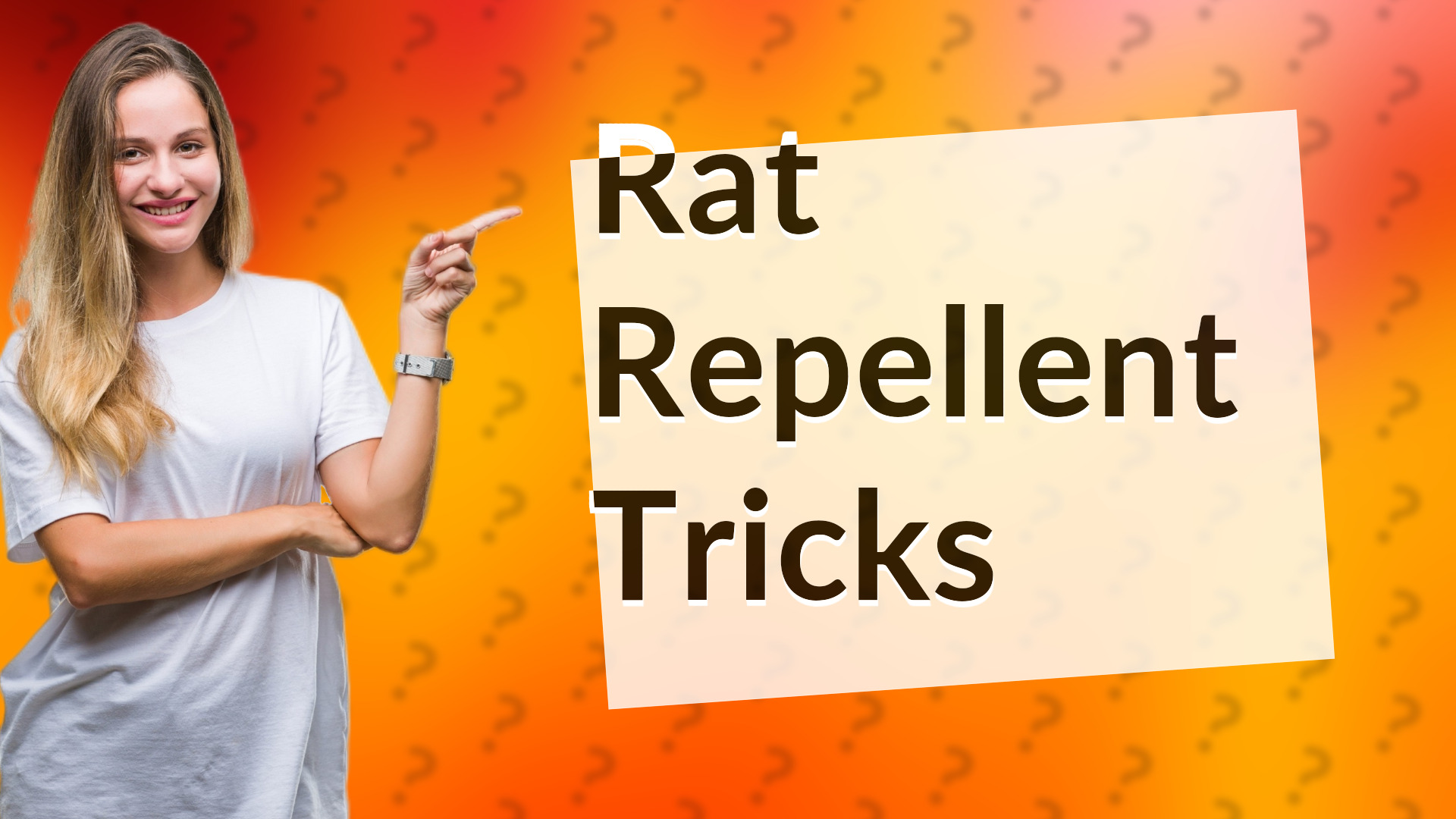 Rat Repellent Tricks