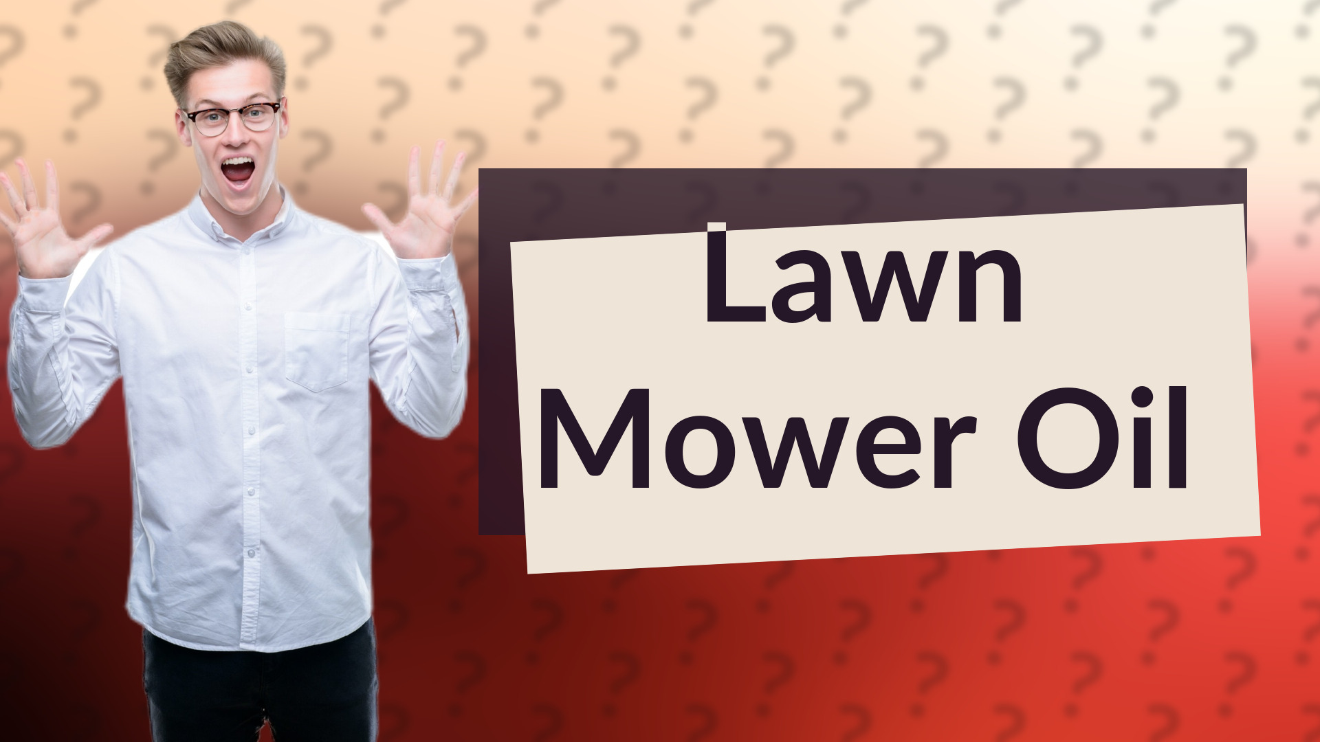 Lawn Mower Oil