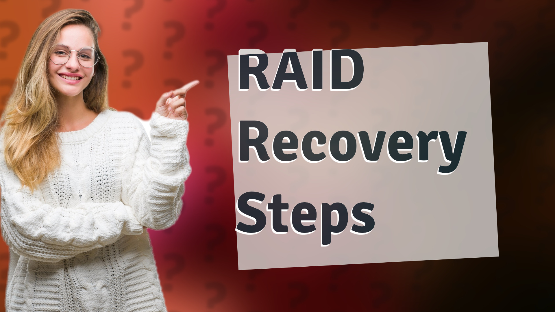 RAID Recovery Steps