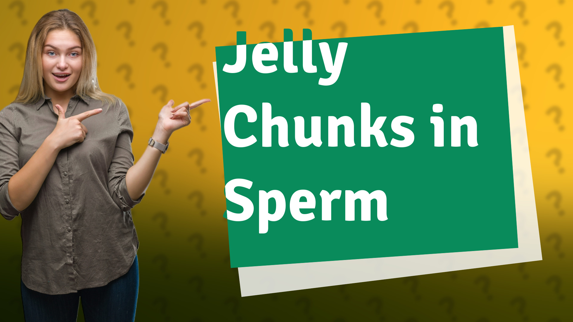 Jelly Chunks in Sperm