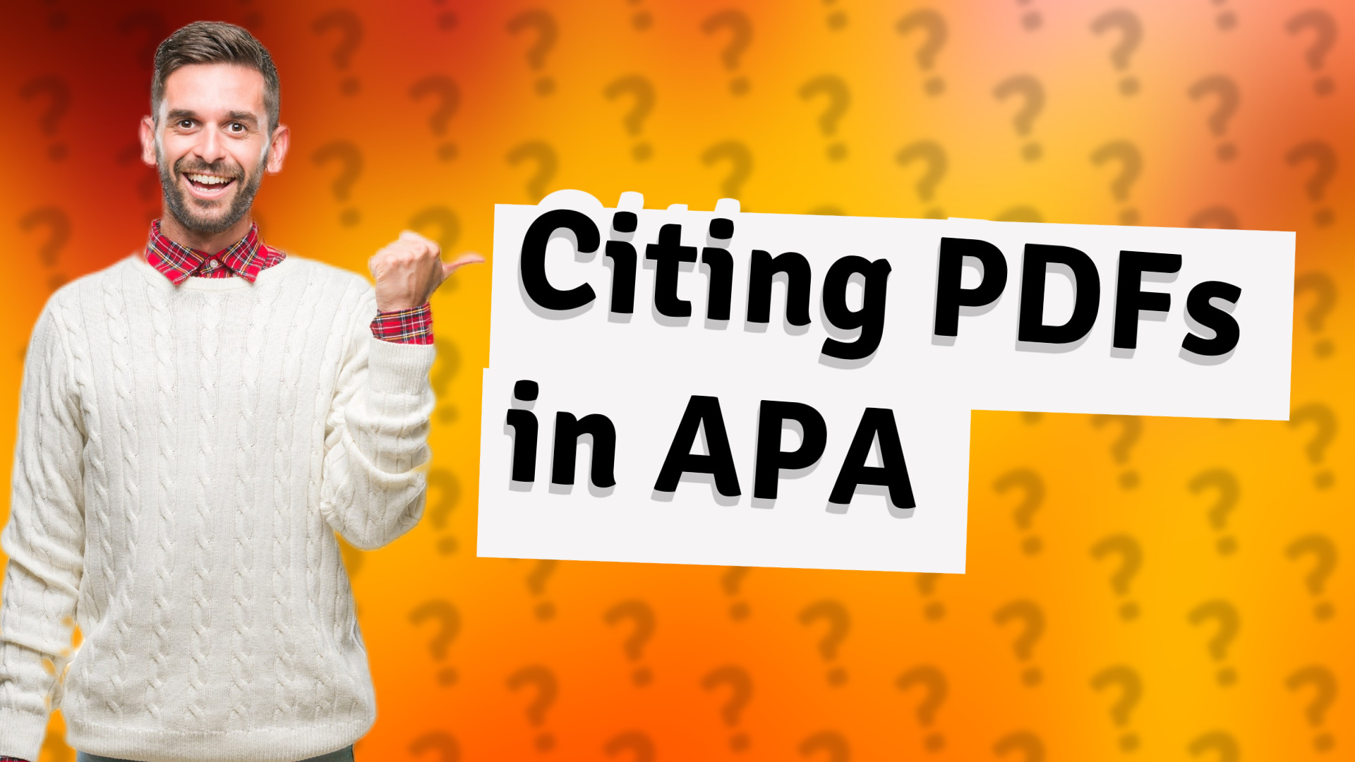 Citing PDFs in APA