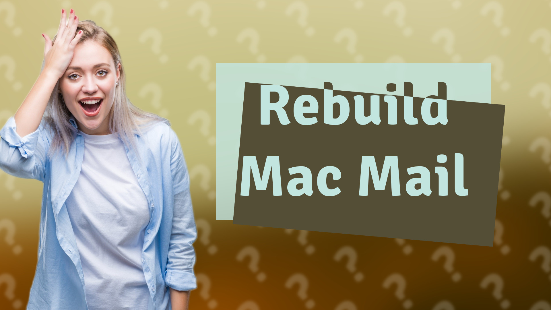 Rebuild Mac Mail