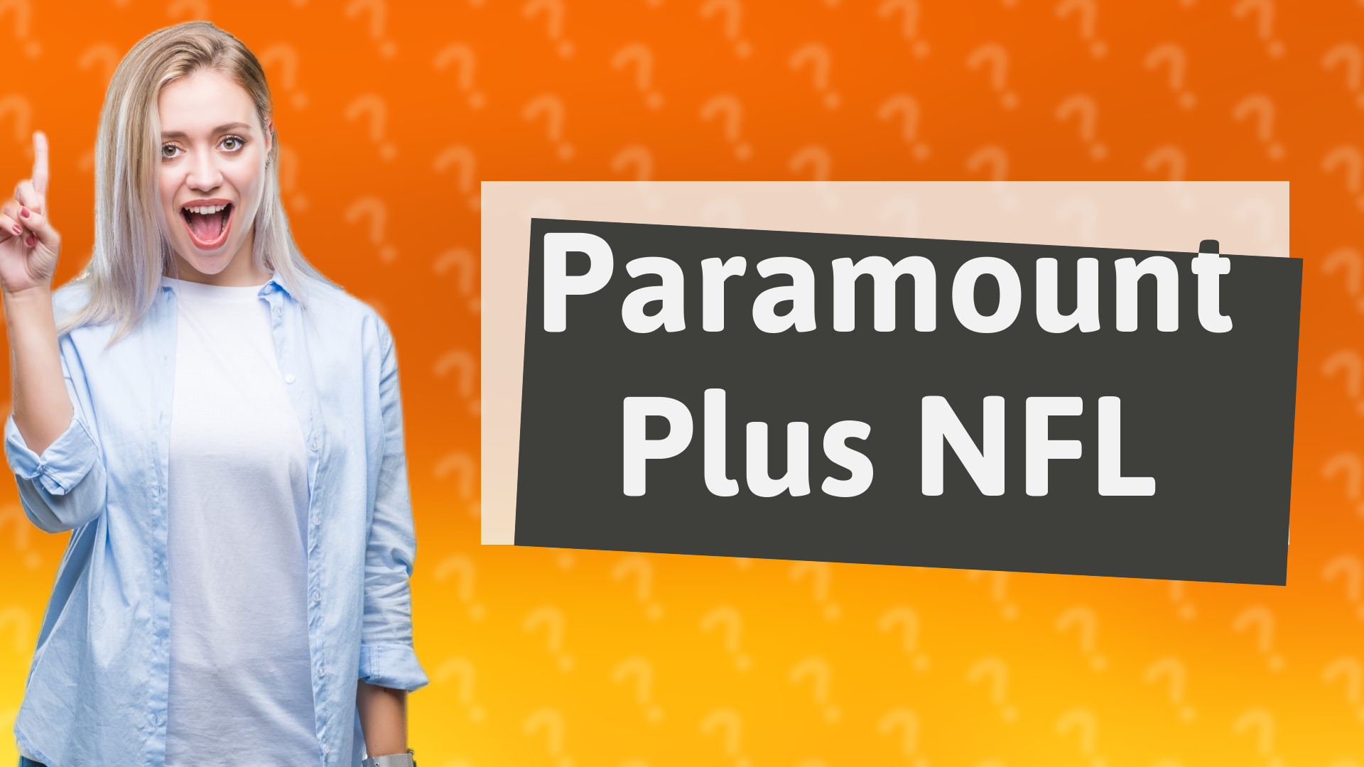 Paramount Plus NFL